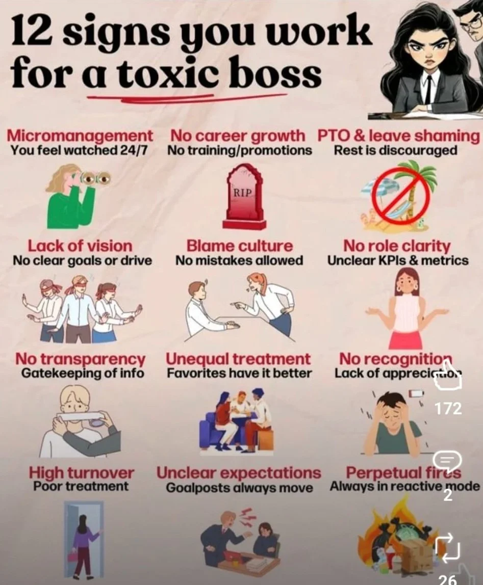 12 Signs You Work For A Toxic Boss