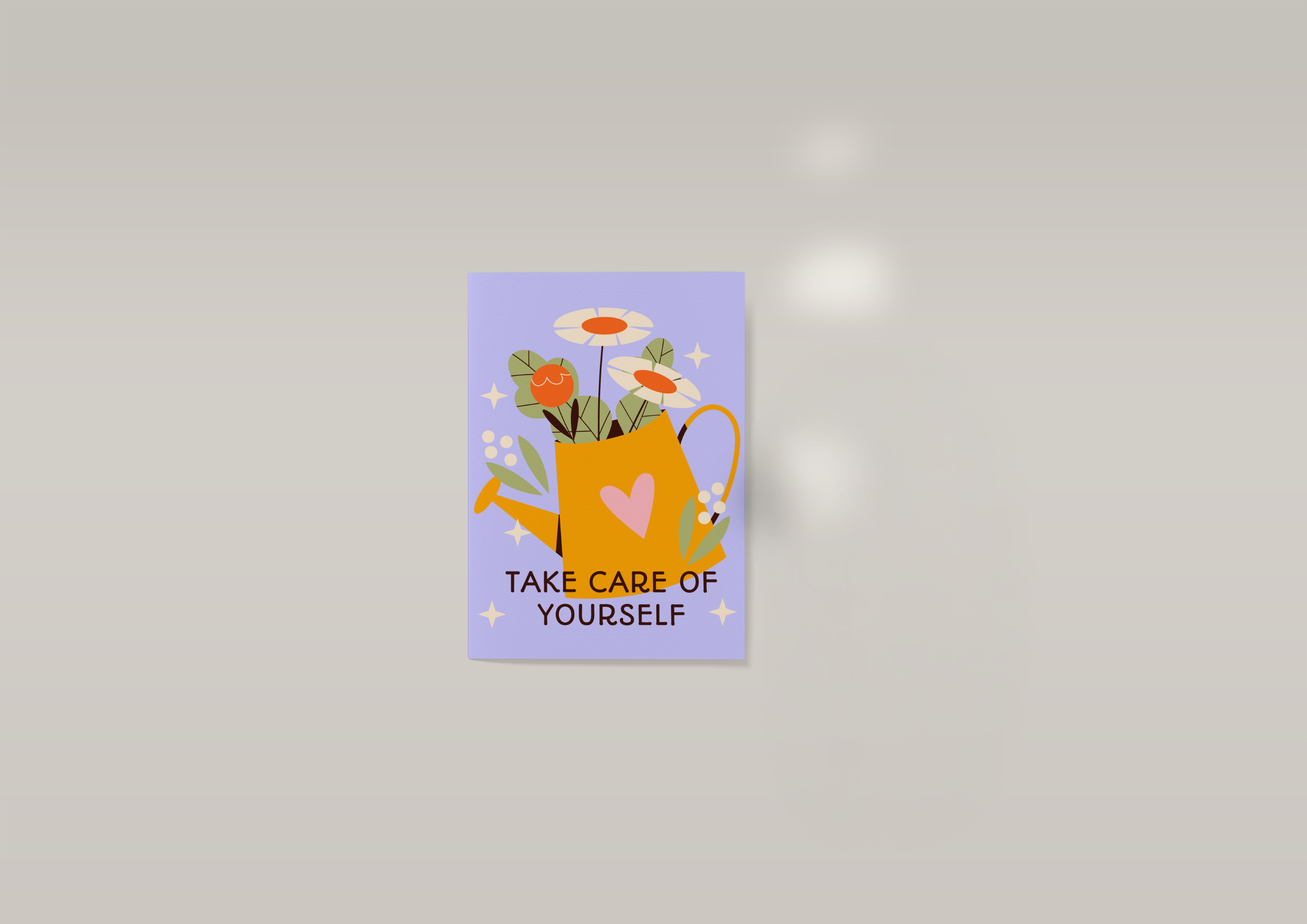 'Take Care of Yourself' Greeting Card