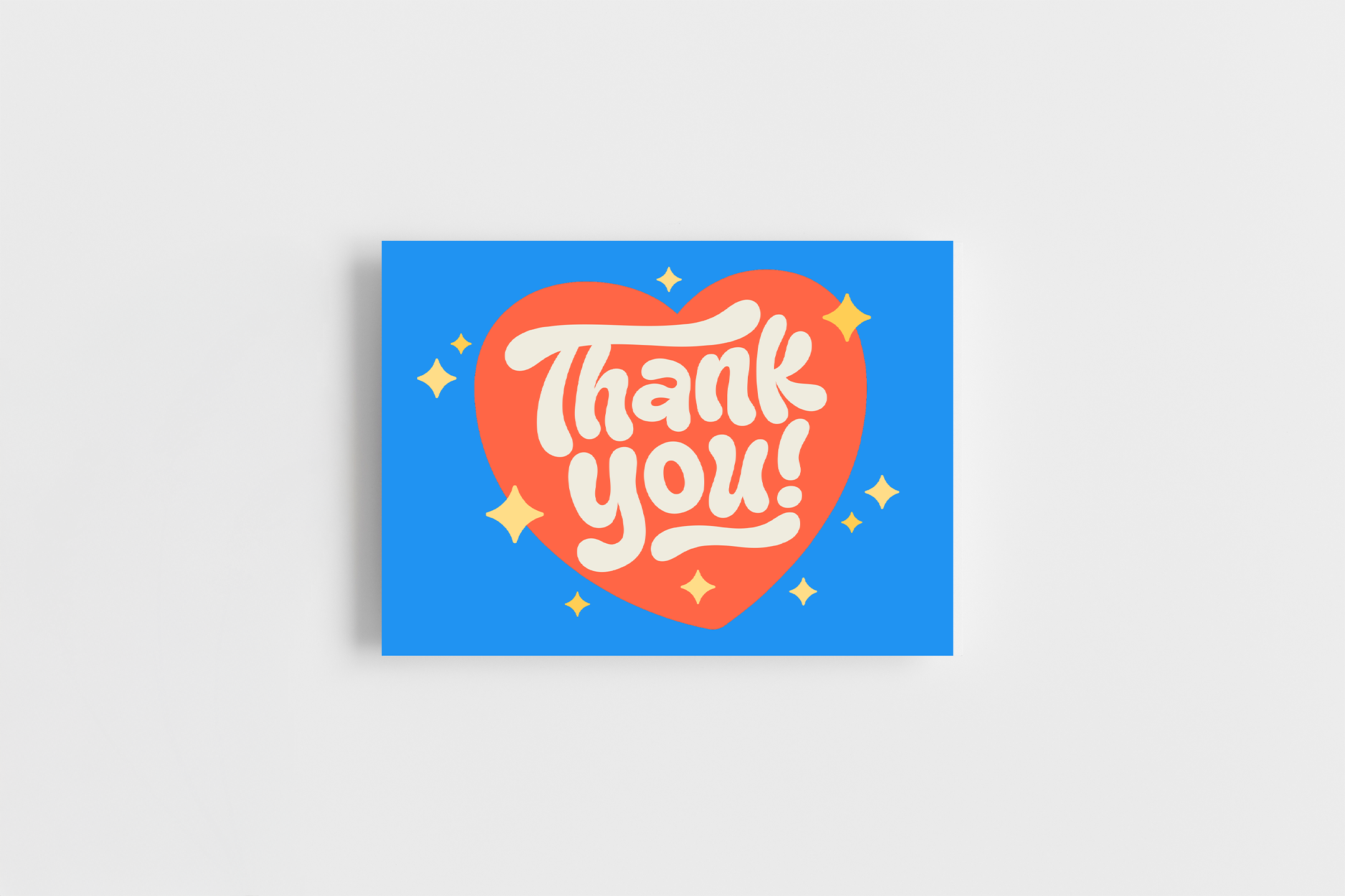 'Heartfelt Thank You' Greeting Card