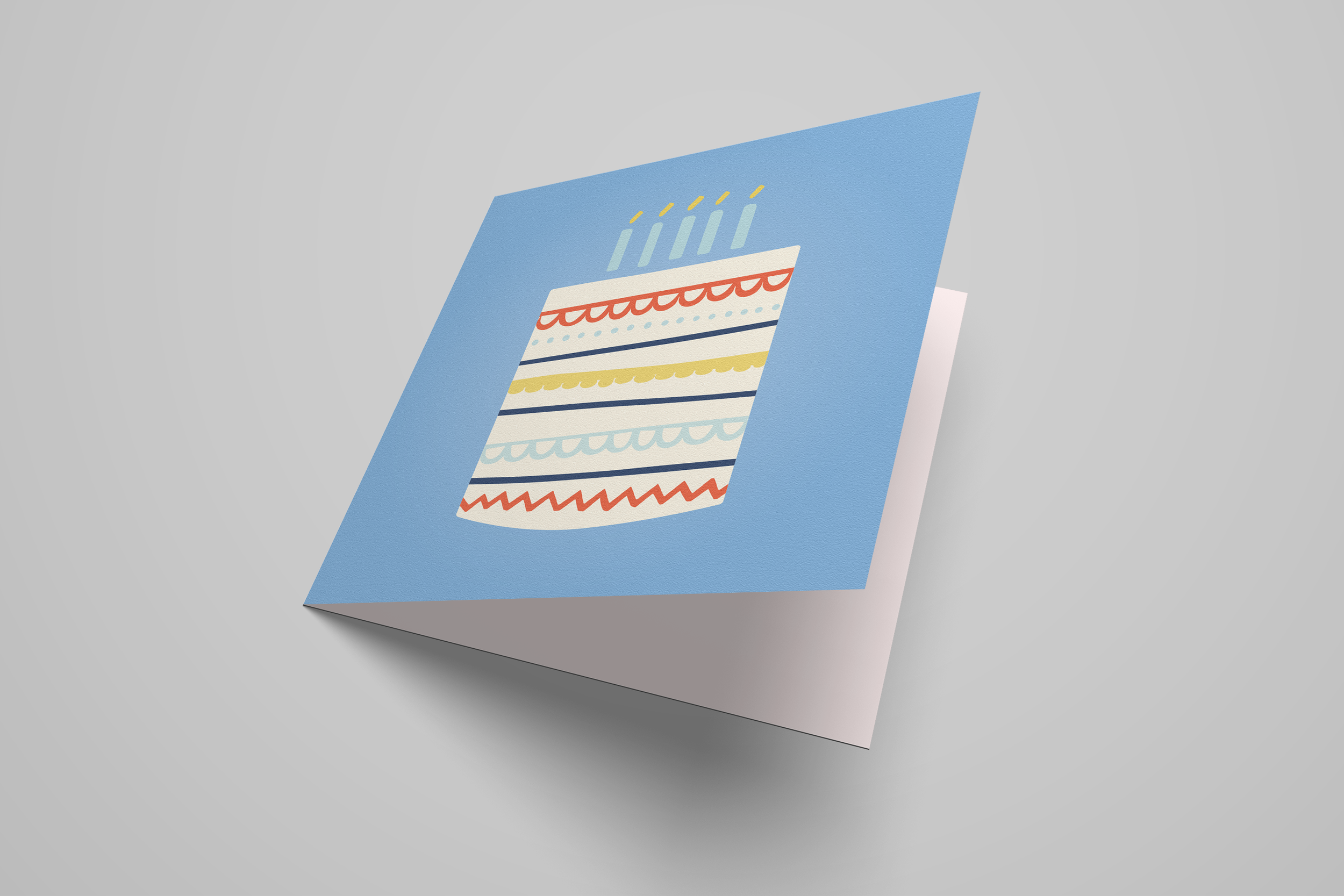 'Birthday Cake' Greeting Card