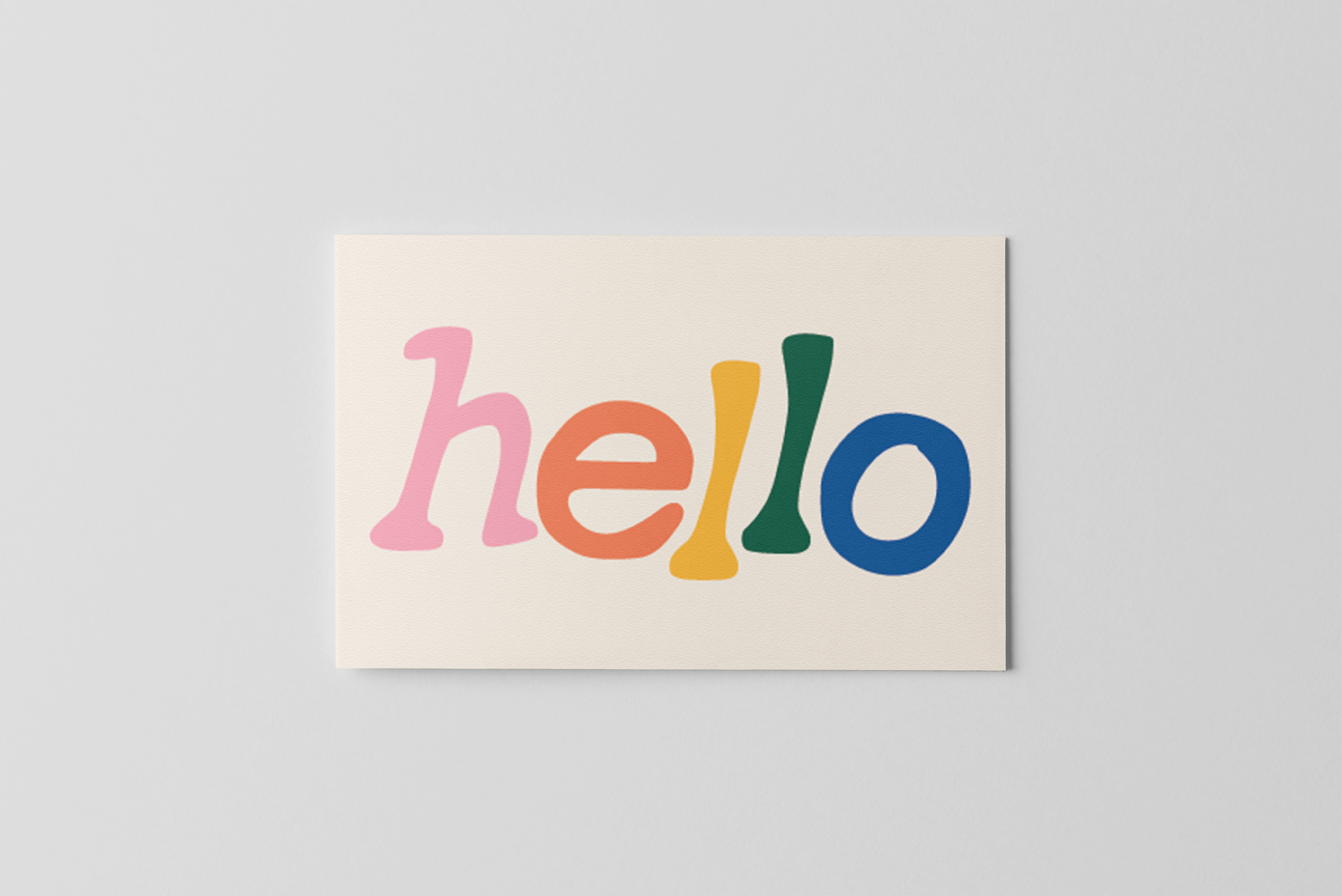 'Happy Hello' Greeting Card