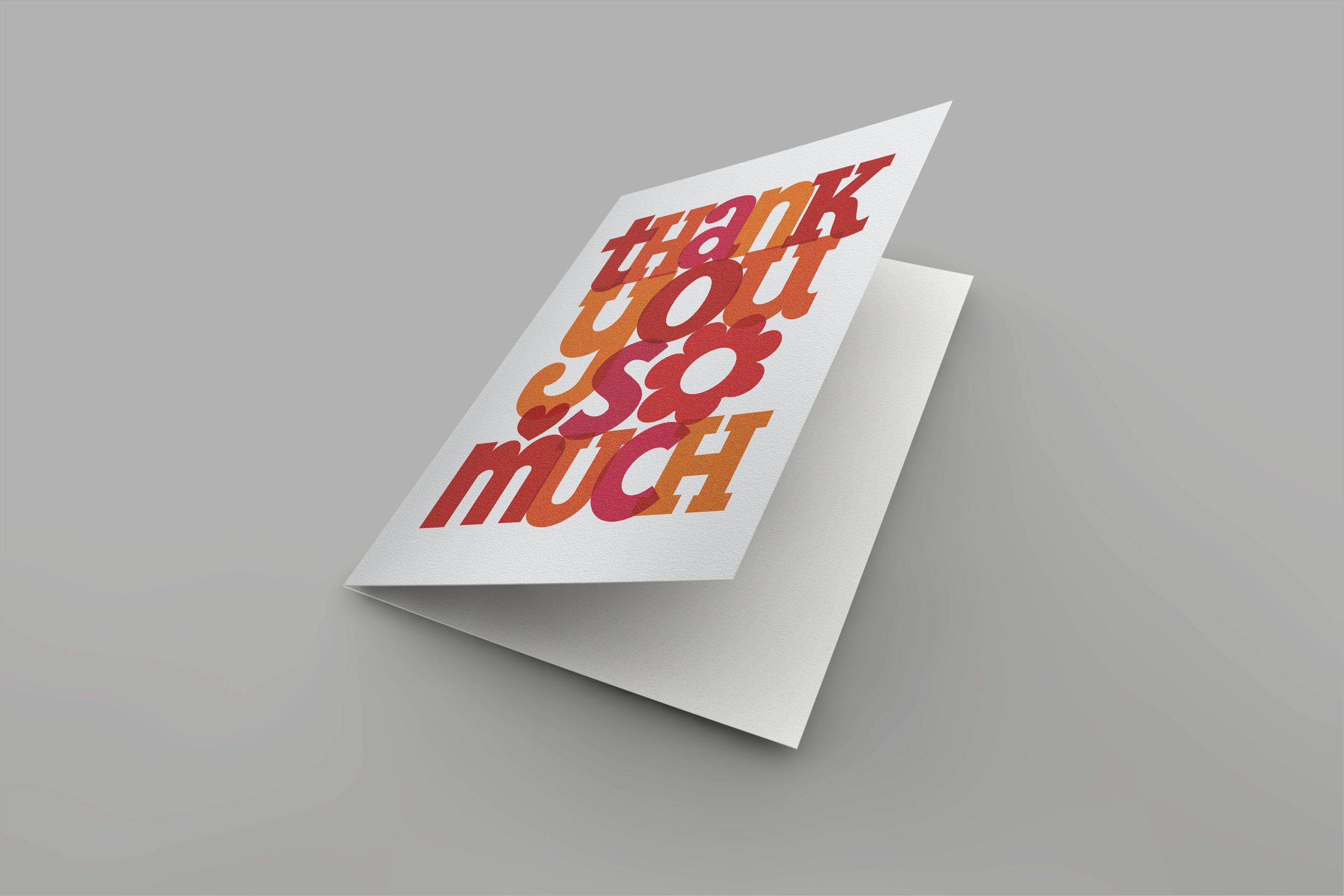 'Groovy Thanks' Greeting Card