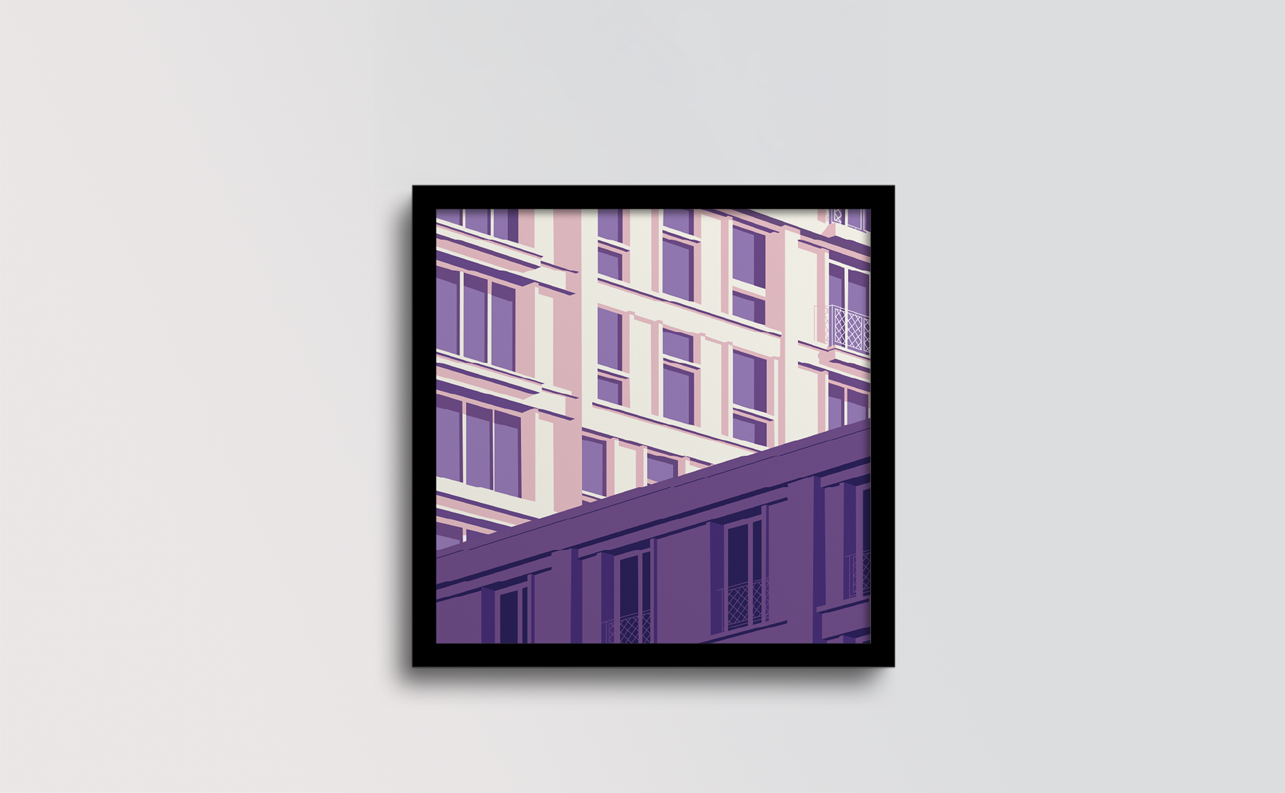 '4th & Magnolia' Illustrated Print