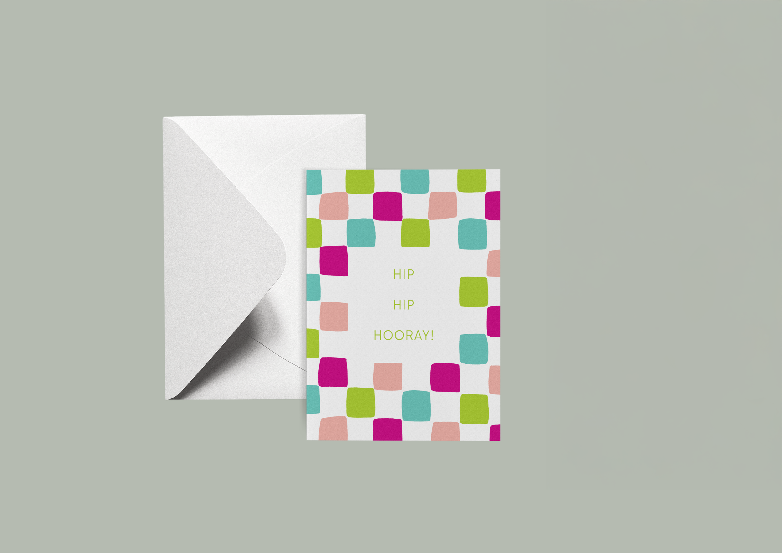 'Hip Hip Hooray' Greeting Card