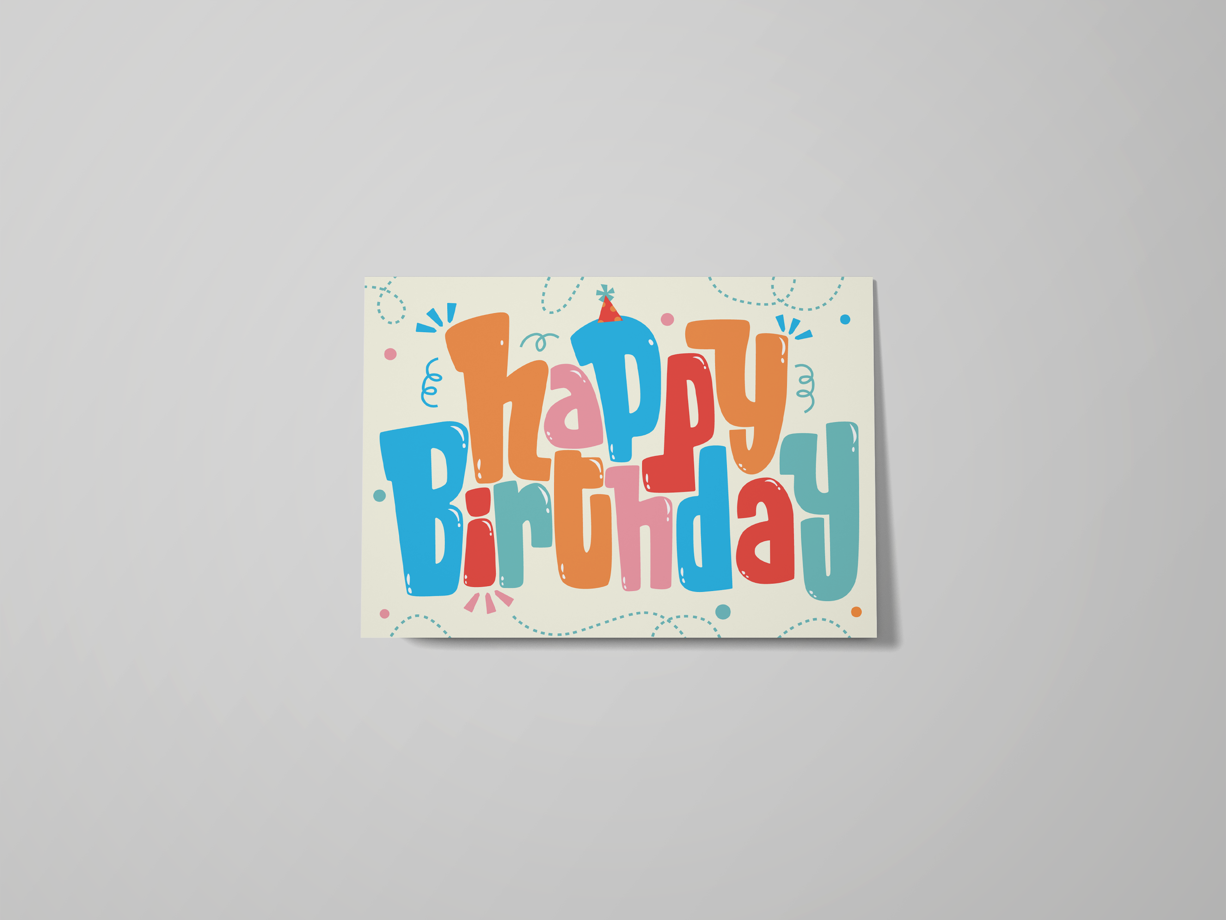 'Happy Happy Birthday' Greeting Card