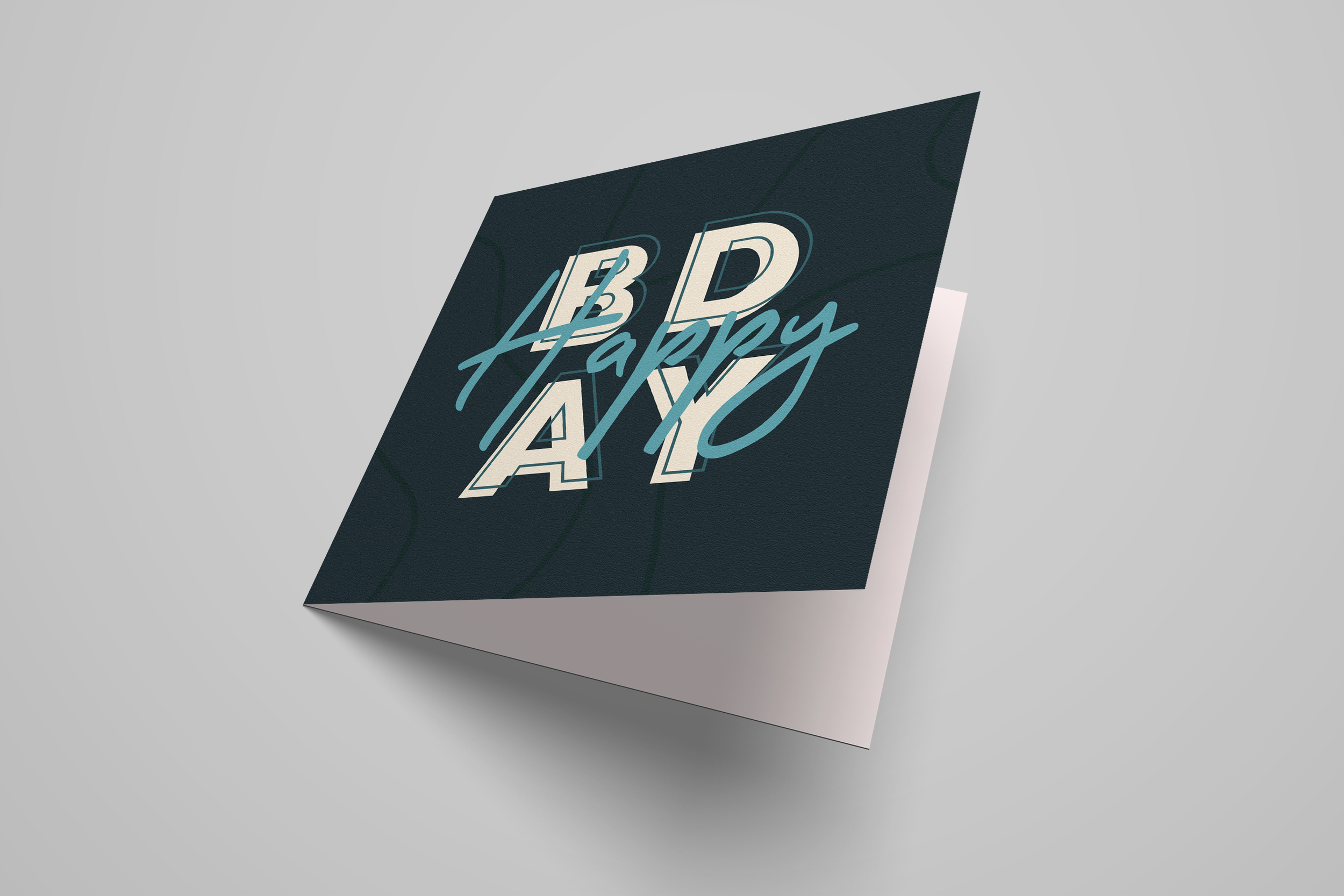 'Happy BDAY' Greeting Card