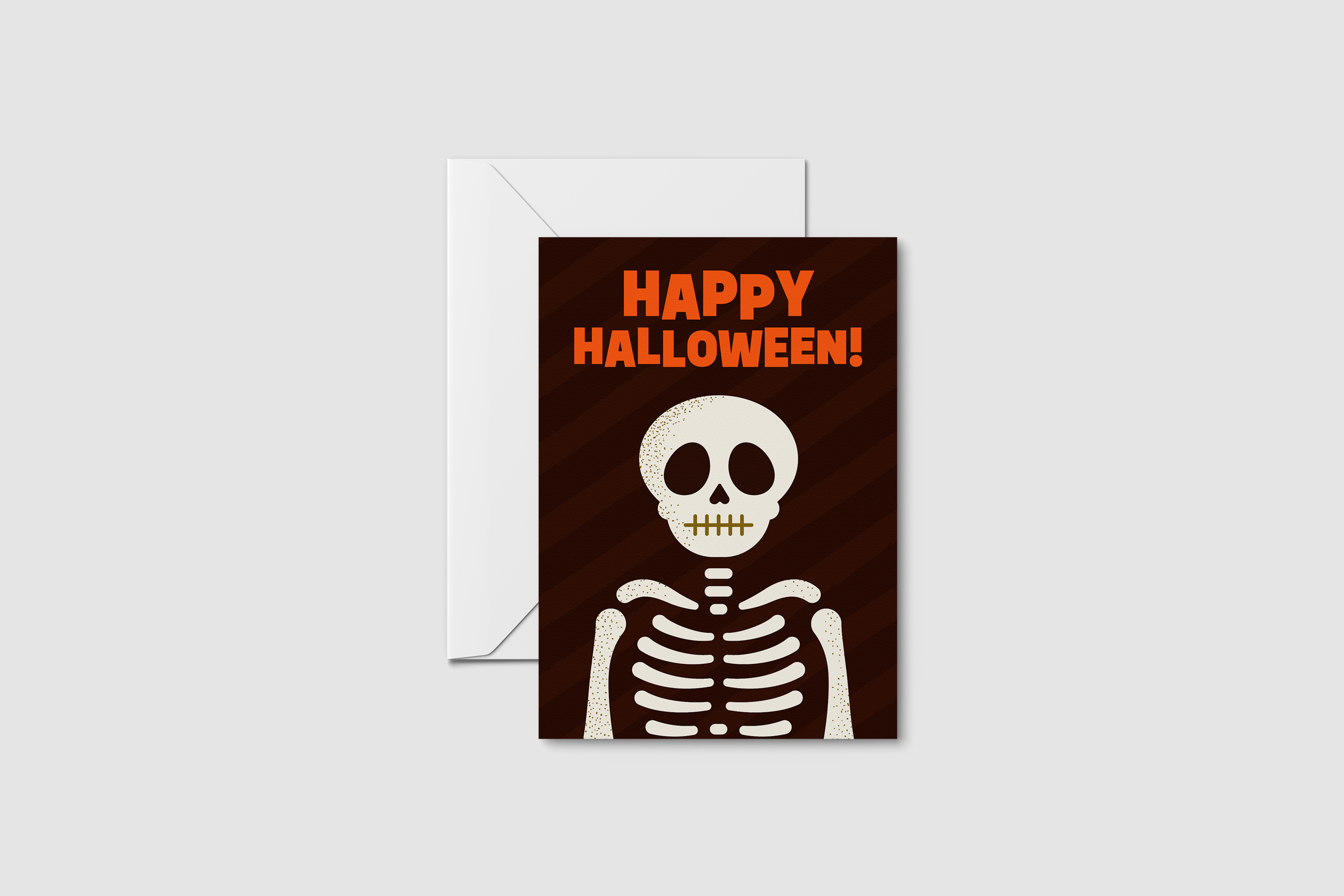 'Spooky Skeleton' Greeting Card