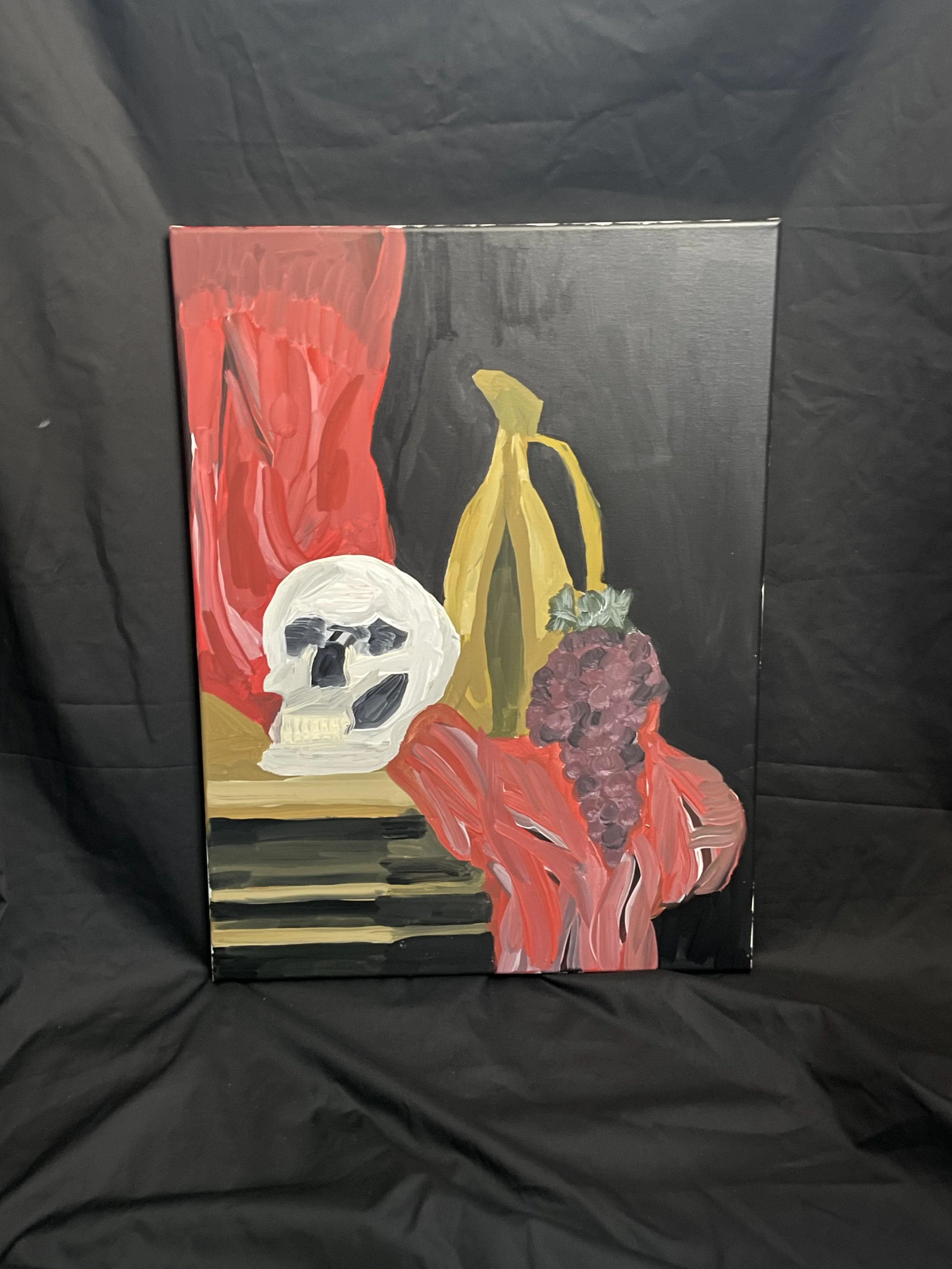 Untitled, acrylic painting, 18x24", 2026