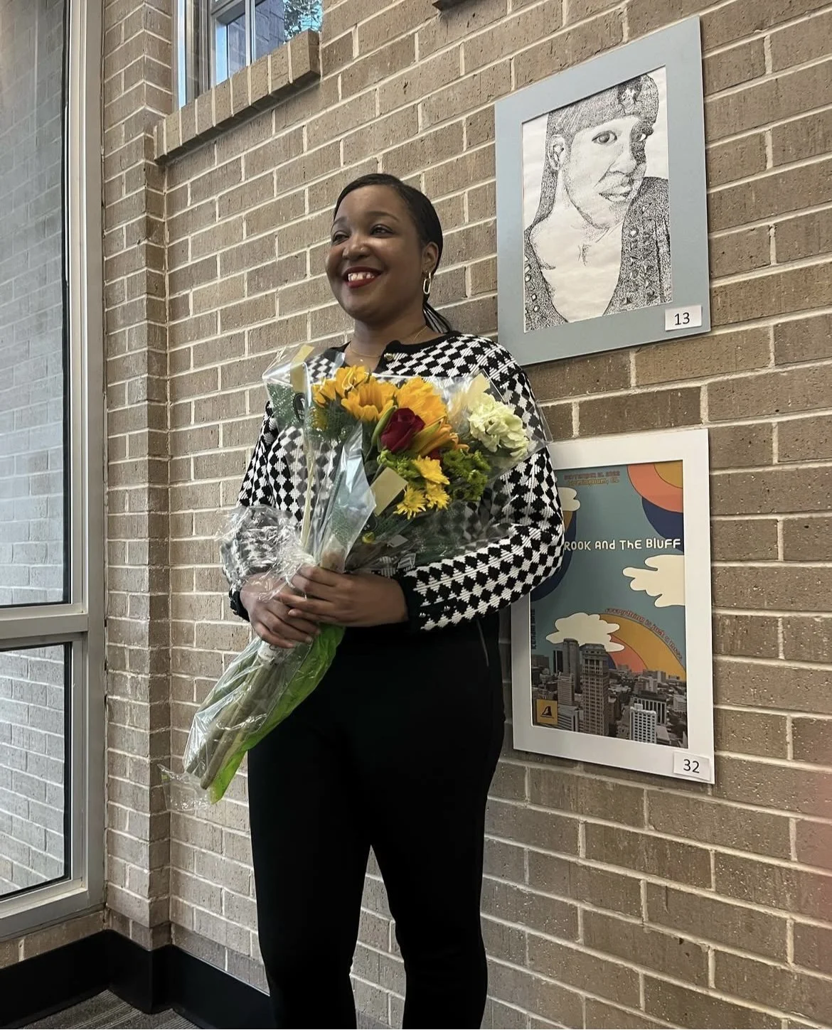 Andrea at Art Show 1, 2023