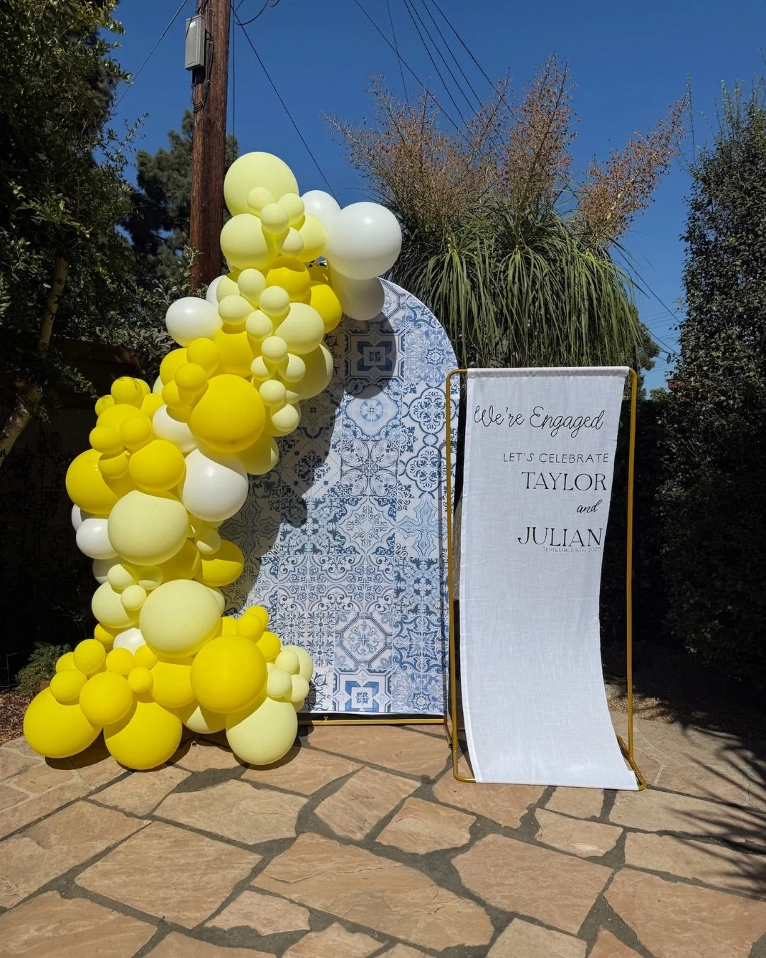 When your engagement party says &ldquo;Come to the Amalfi Coast&rdquo; but you&rsquo;re really in California 🍋✨

We brought the Italian Riviera to life with lemon-kissed florals, crisp blue and white details, and that breezy coastal energy that make