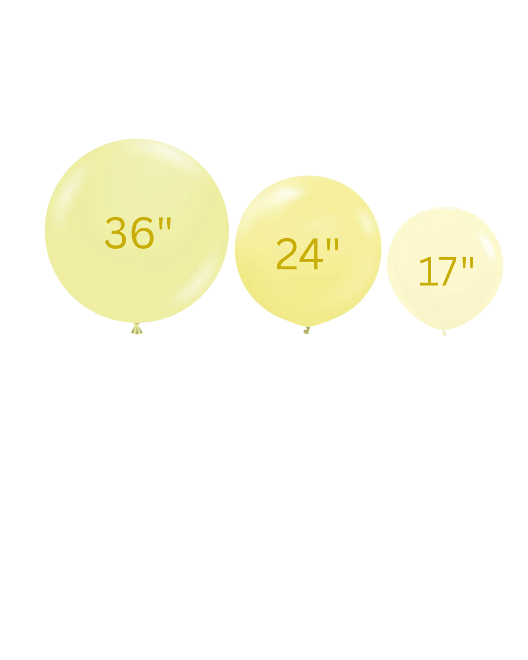 Individual Helium Balloons