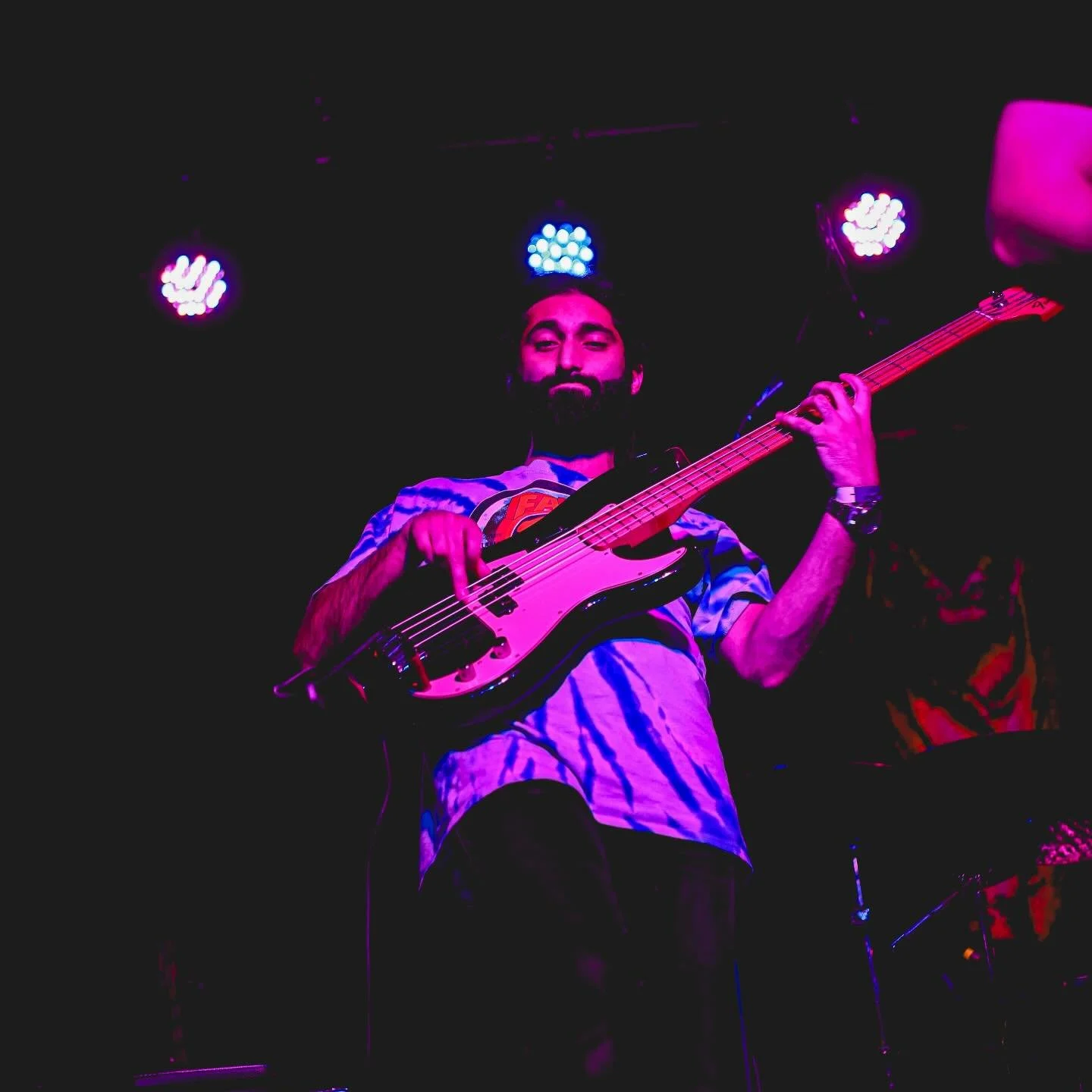 Y&rsquo;all wish a happy birthday to our lieutenant of low end, @tej_arolhey! We&rsquo;re thrilled to have Tej holding down the bass and keepin&rsquo; you groovin&rsquo;! Come catch Tej doing just that at @fretboardbrewing April 10th and and at @sghr