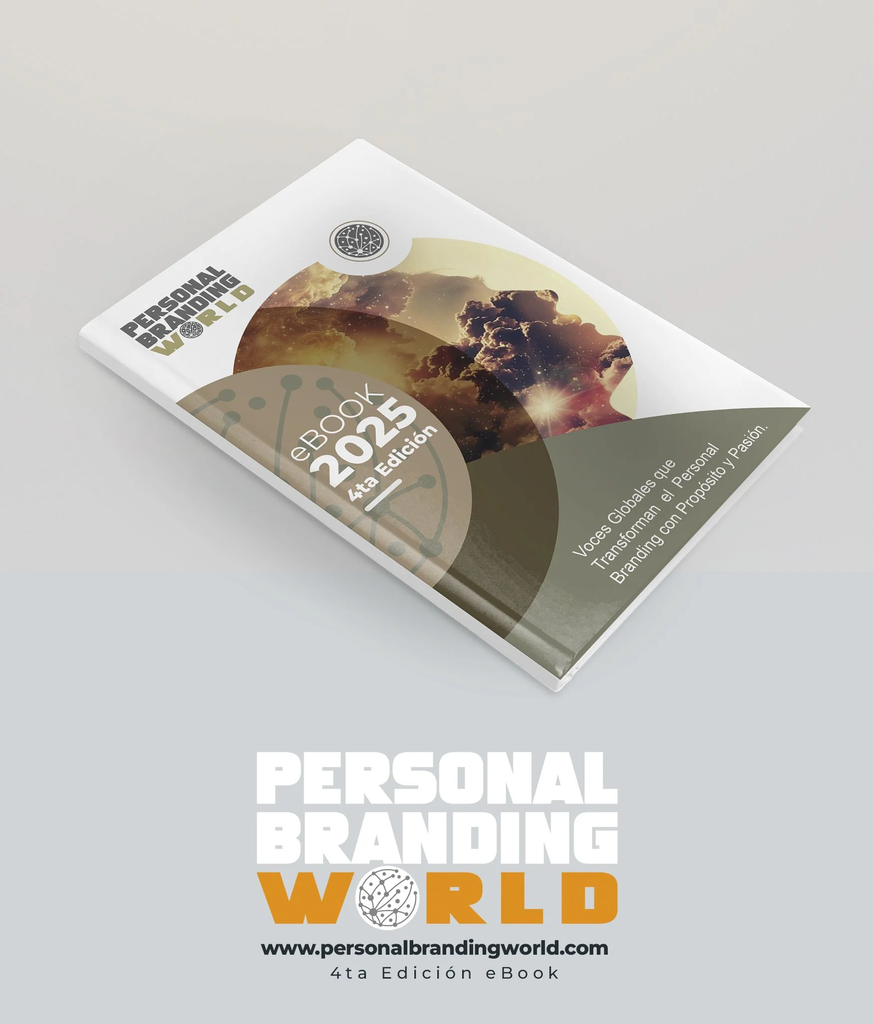 Portada del ebook “Fundamentos de la Marca Personal”, con un diseño minimalista y tipografías modernas que presentan los conceptos básicos para construir una identidad profesional sólida.