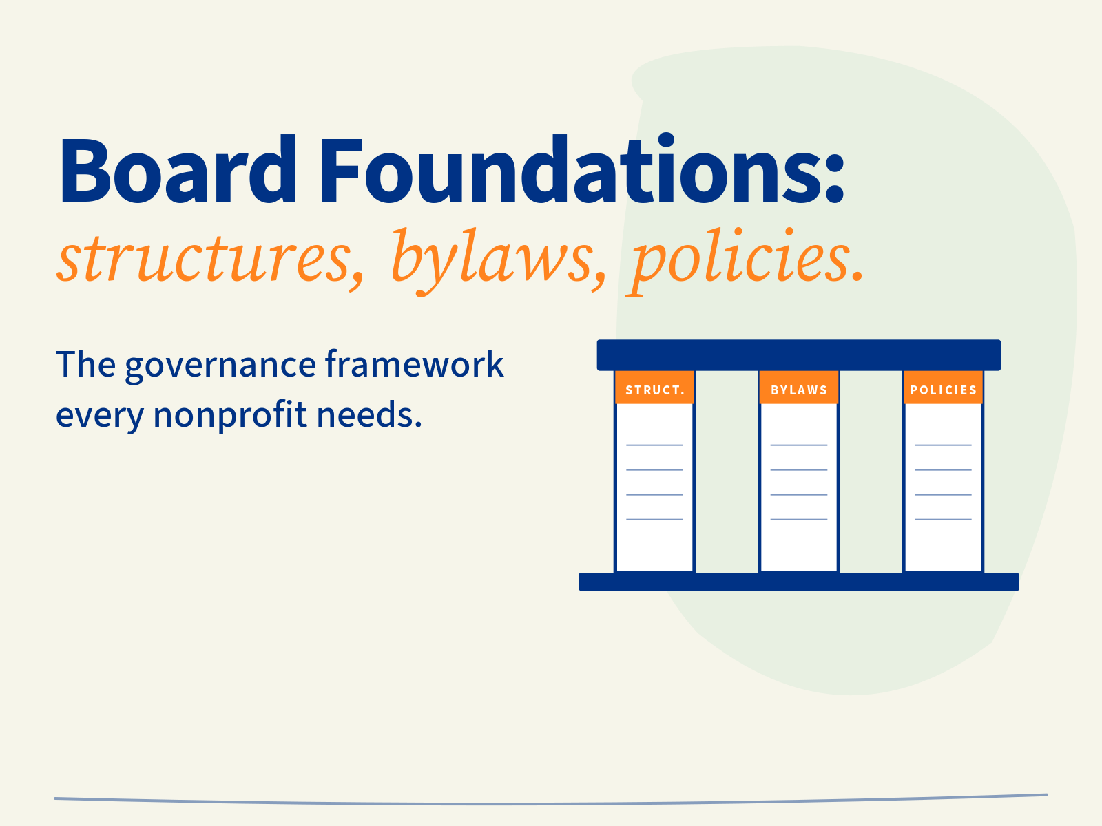 Board Structures, Bylaws, and Policies: The Governance Framework Every Nonprofit Needs