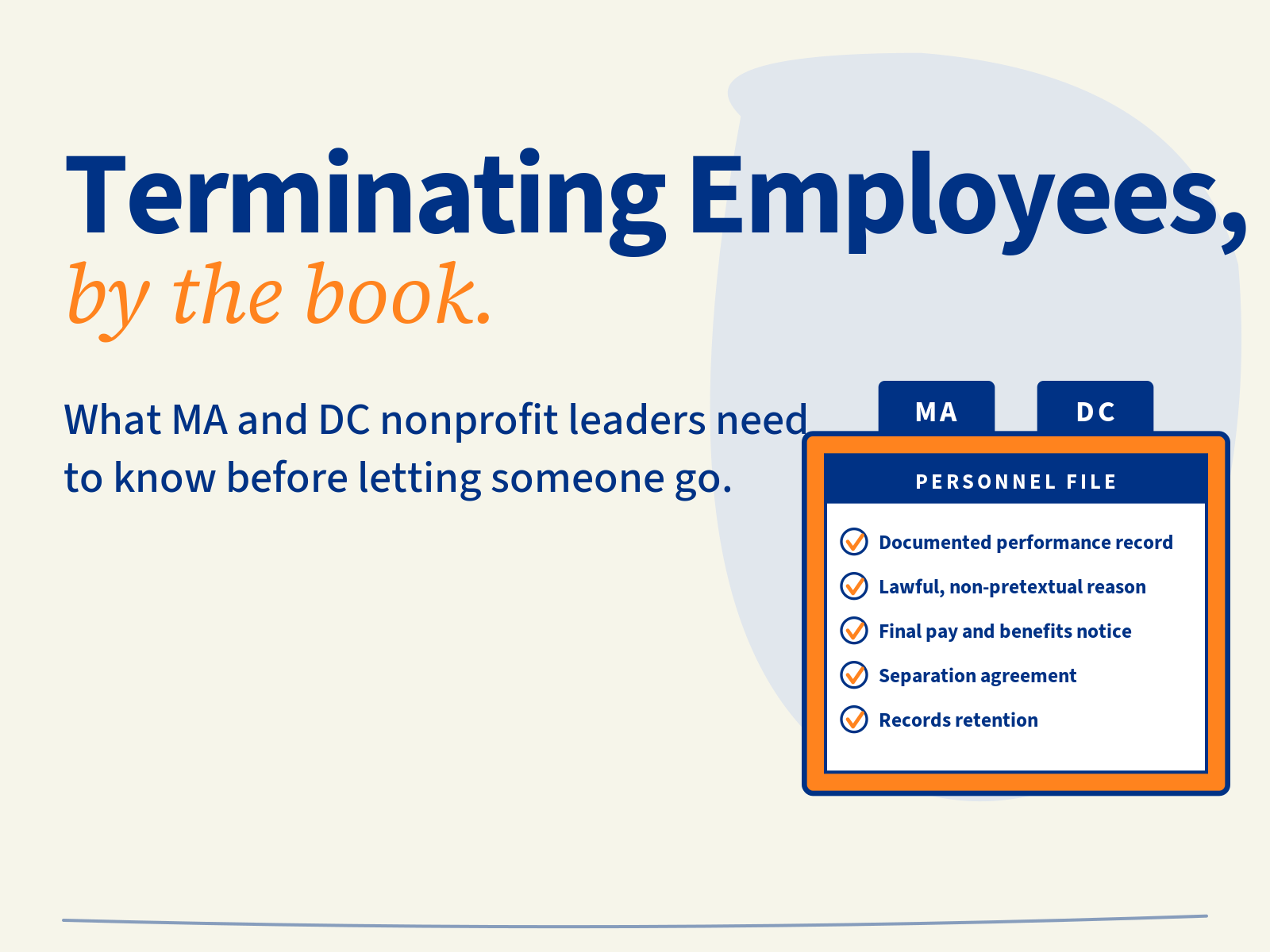 Terminating Employees at Nonprofits: What MA and DC Executive Directors Need to Know