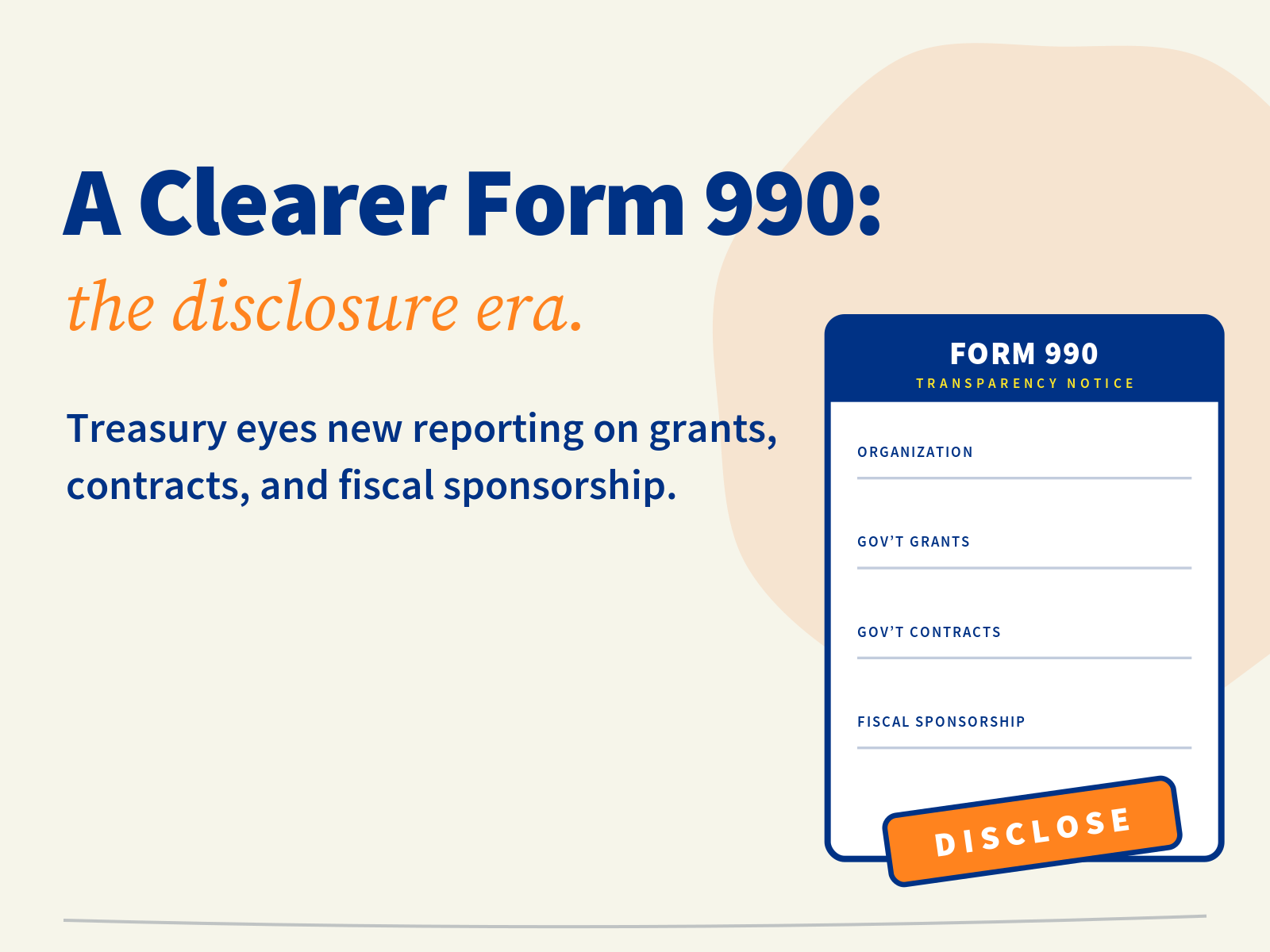 Treasury Signals a More Transparent Form 990: A Watch Item for 501(c)(3) Organizations