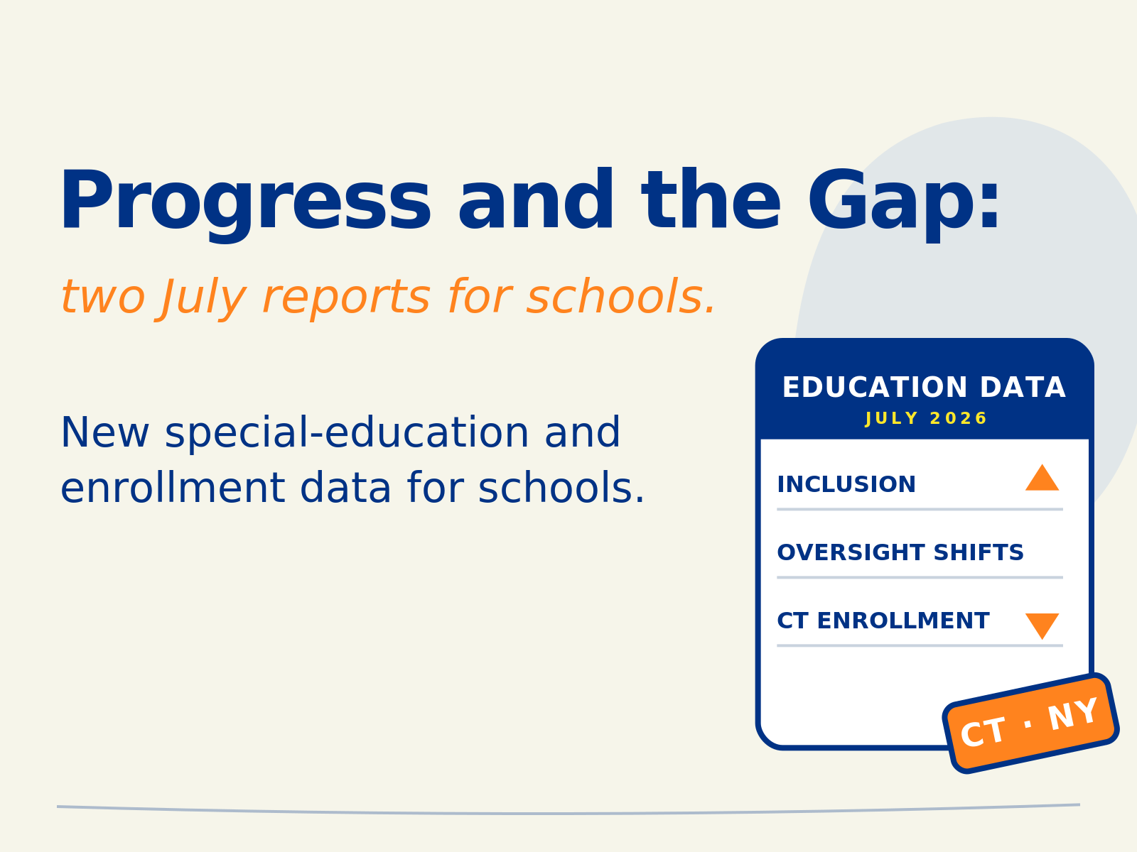 Progress on One Front, a Widening Gap on Another: Two July Reports Schools Should Read