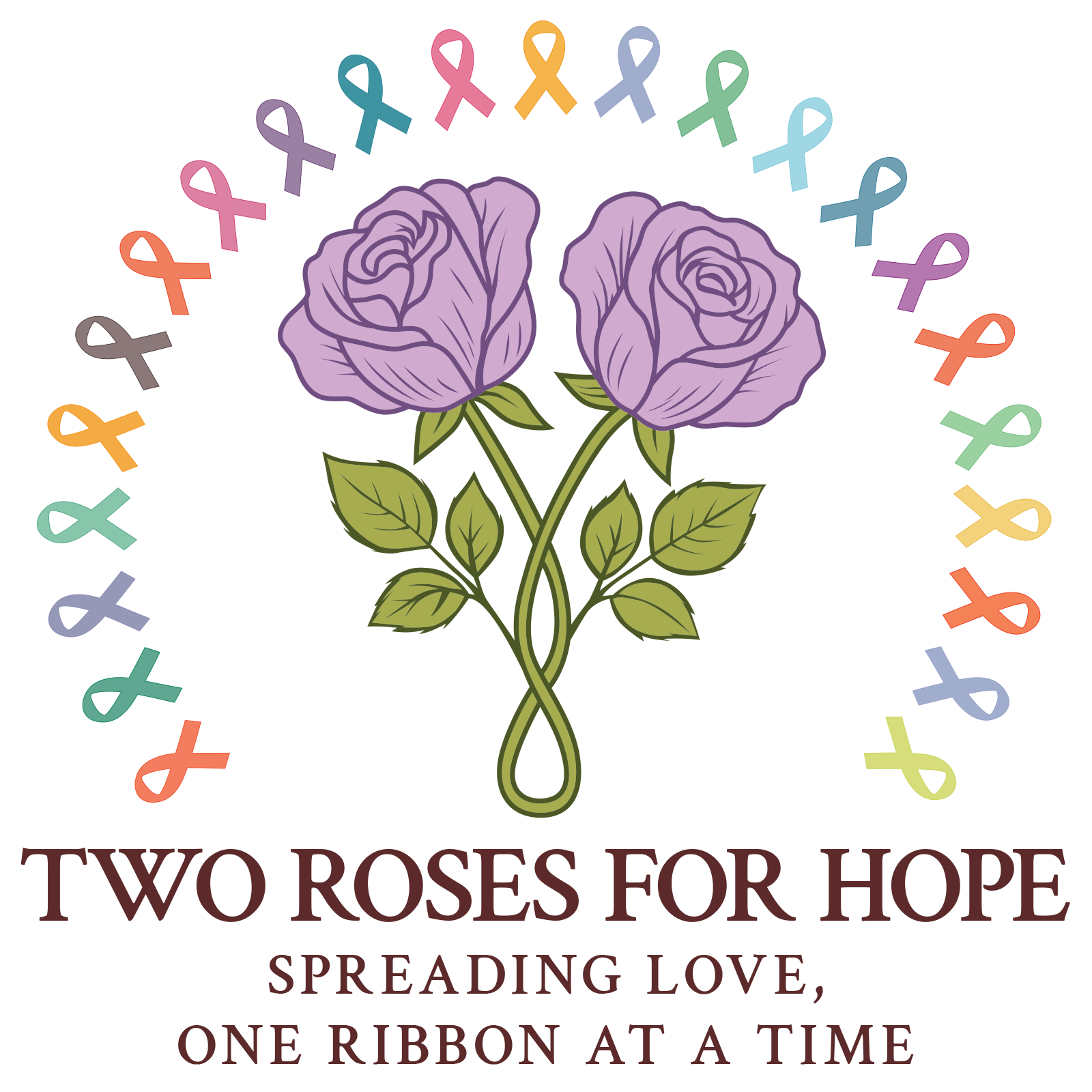 Two Roses for Hope Logo