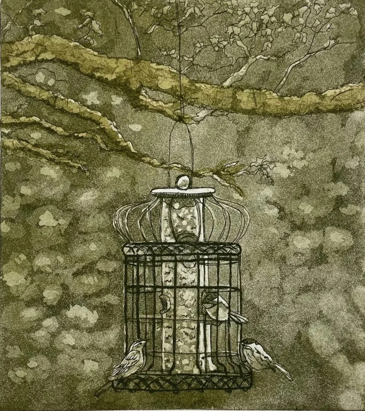 Poetry in Winged-Form | Copperplate Etching, 2024