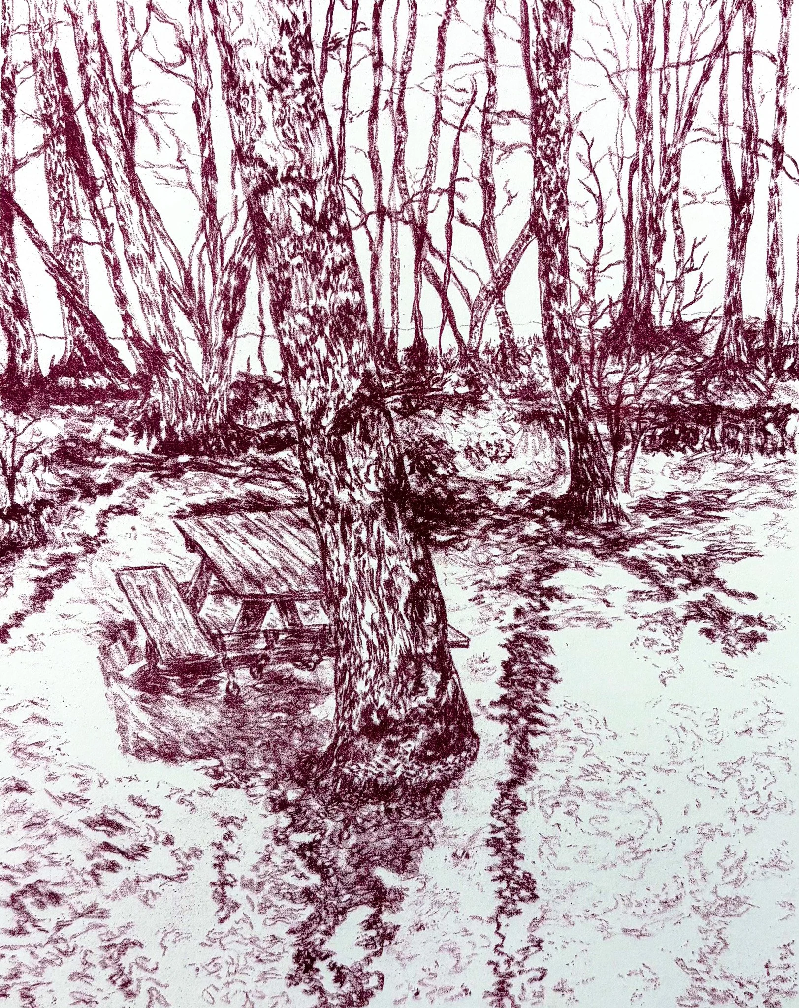 Tethered Together | Lithography, 2026 