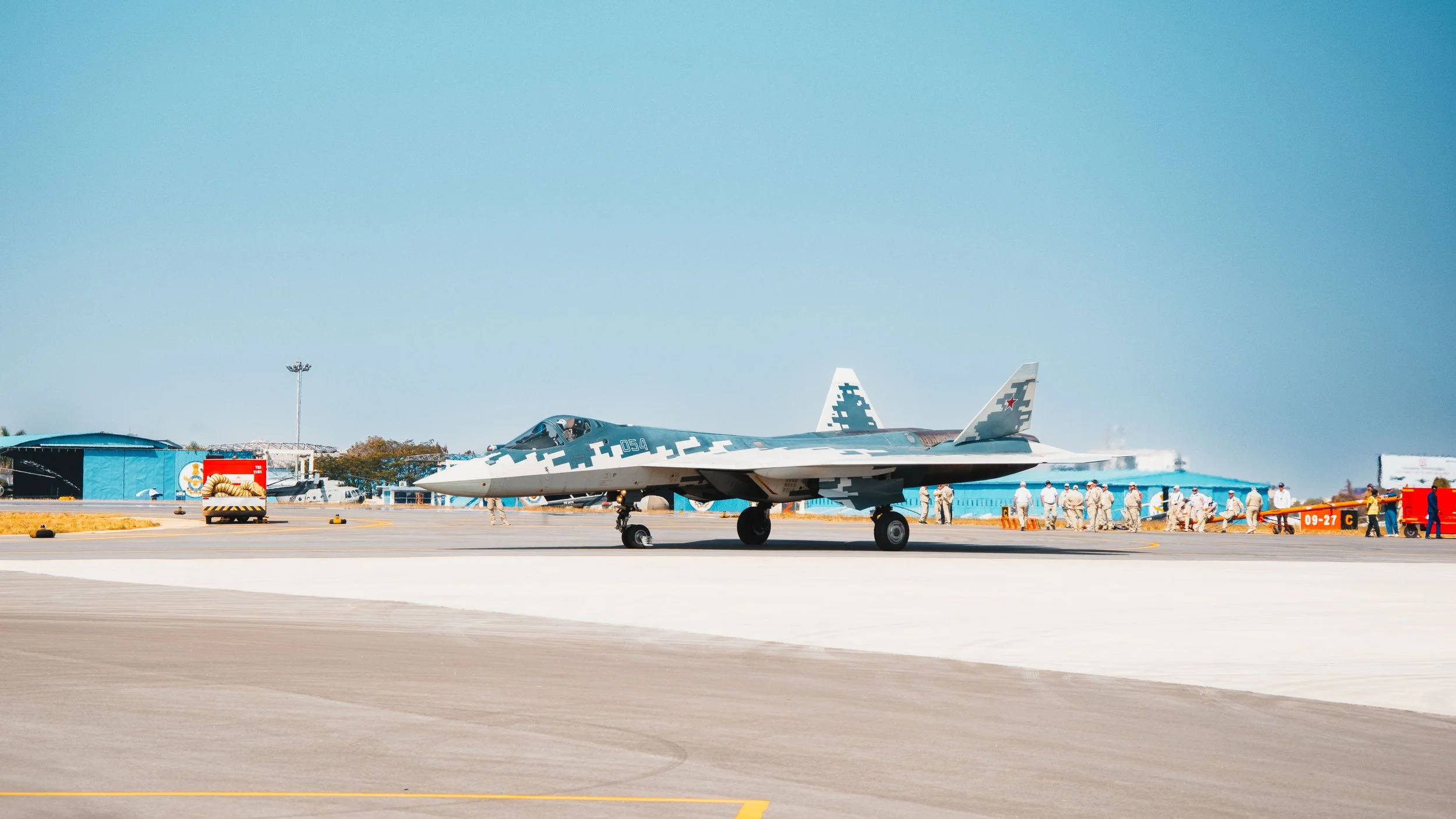 Su-57. Photo by Pexels.