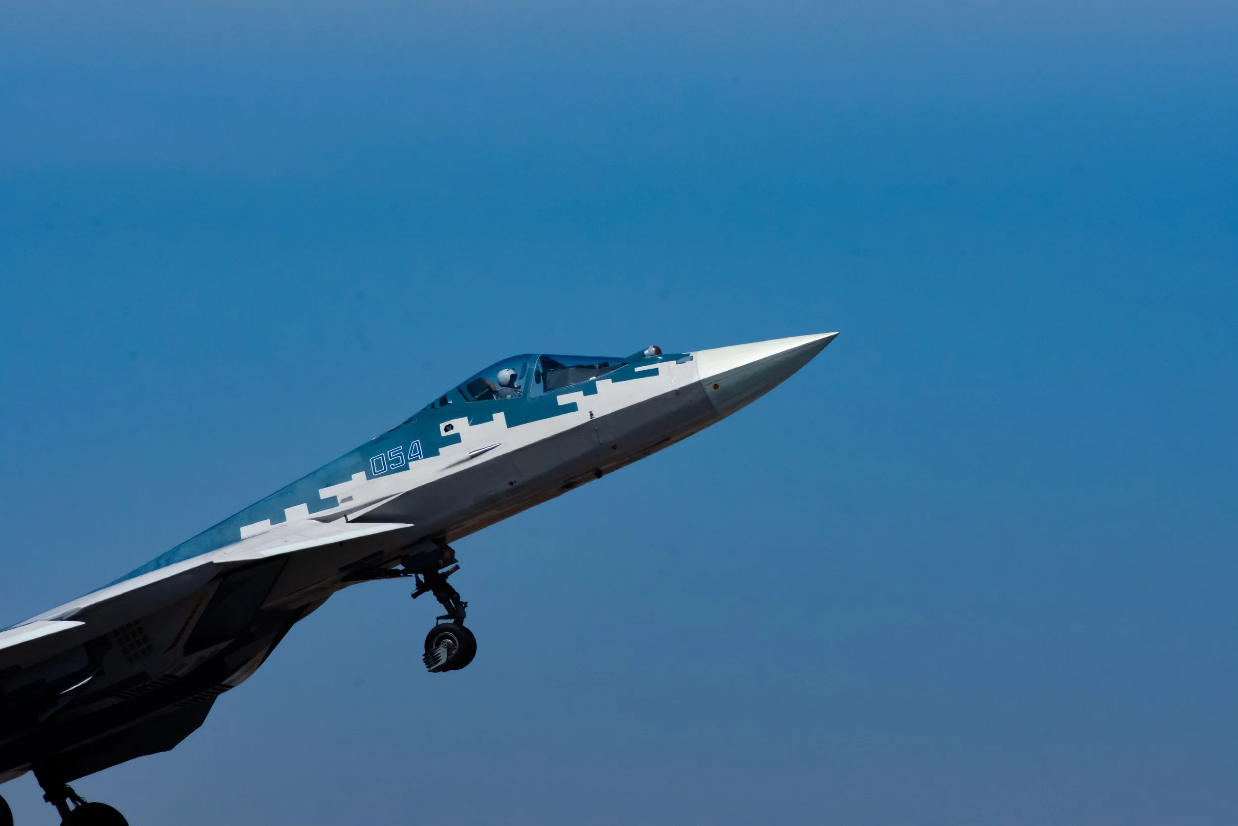 Su-57. Photo by Pexels.