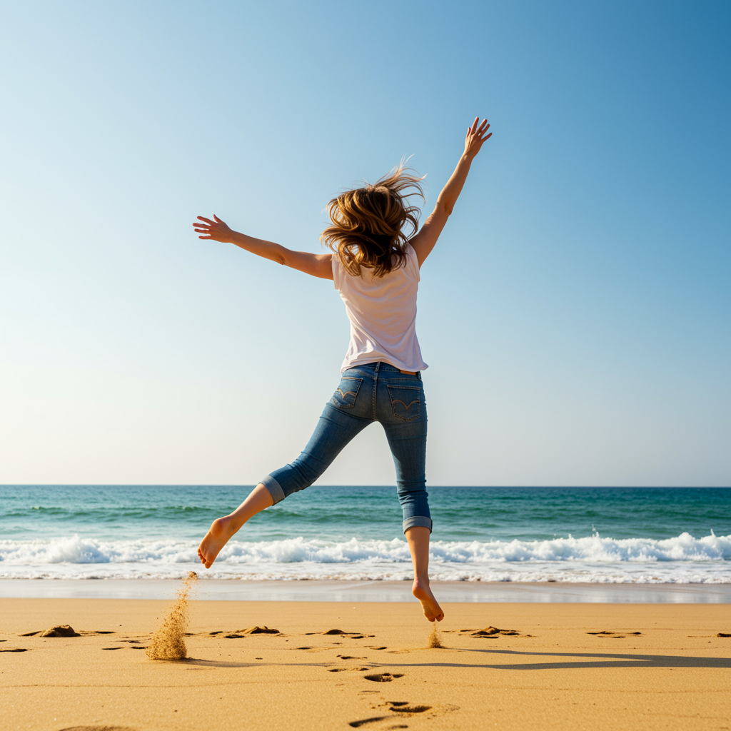 Patiente en extérieur au coucher du soleil, témoignage d’un soin intime réalisé à Évian