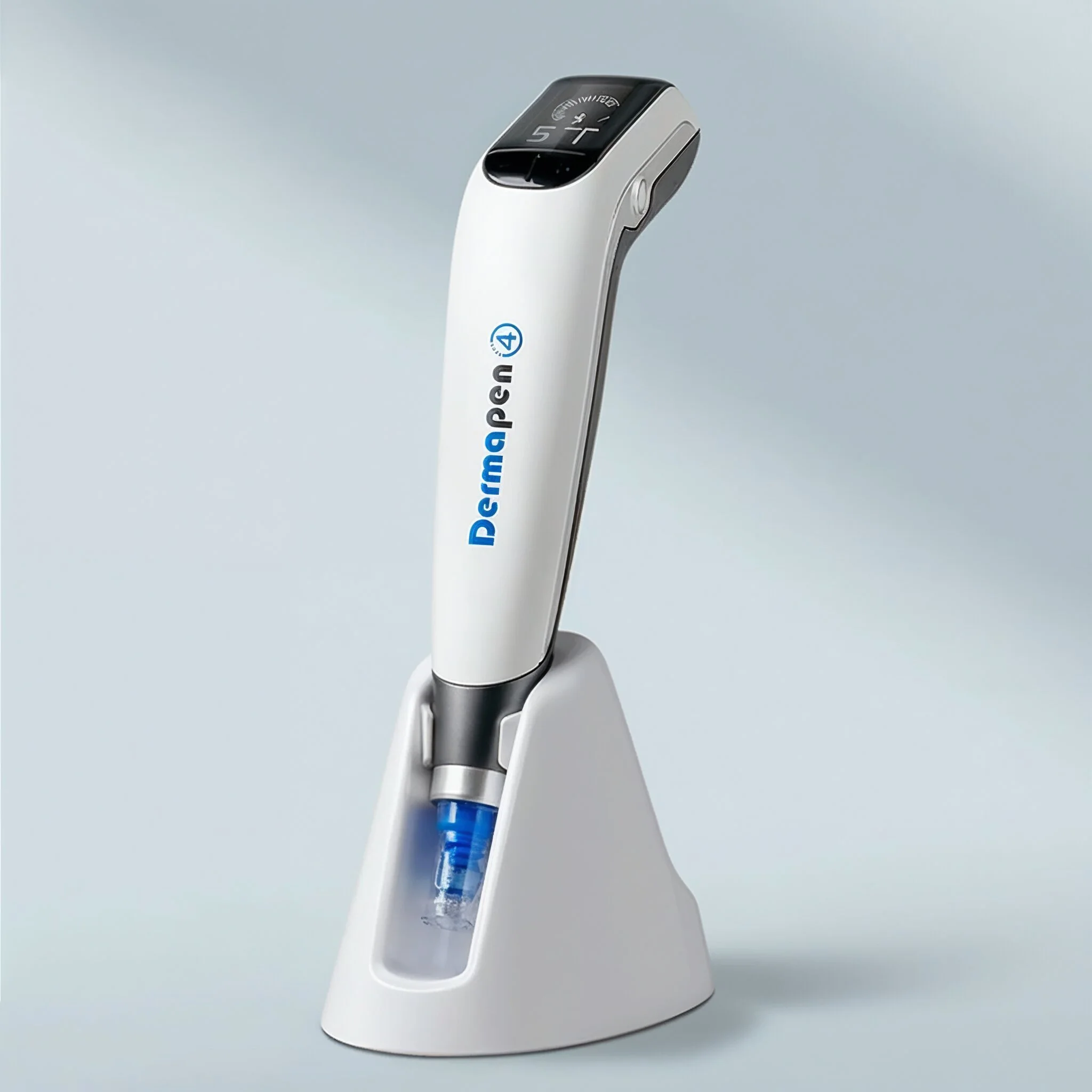 Dispositif Dermapen utilisé pour le microneedling au cabinet médical à Évian-les-Bains