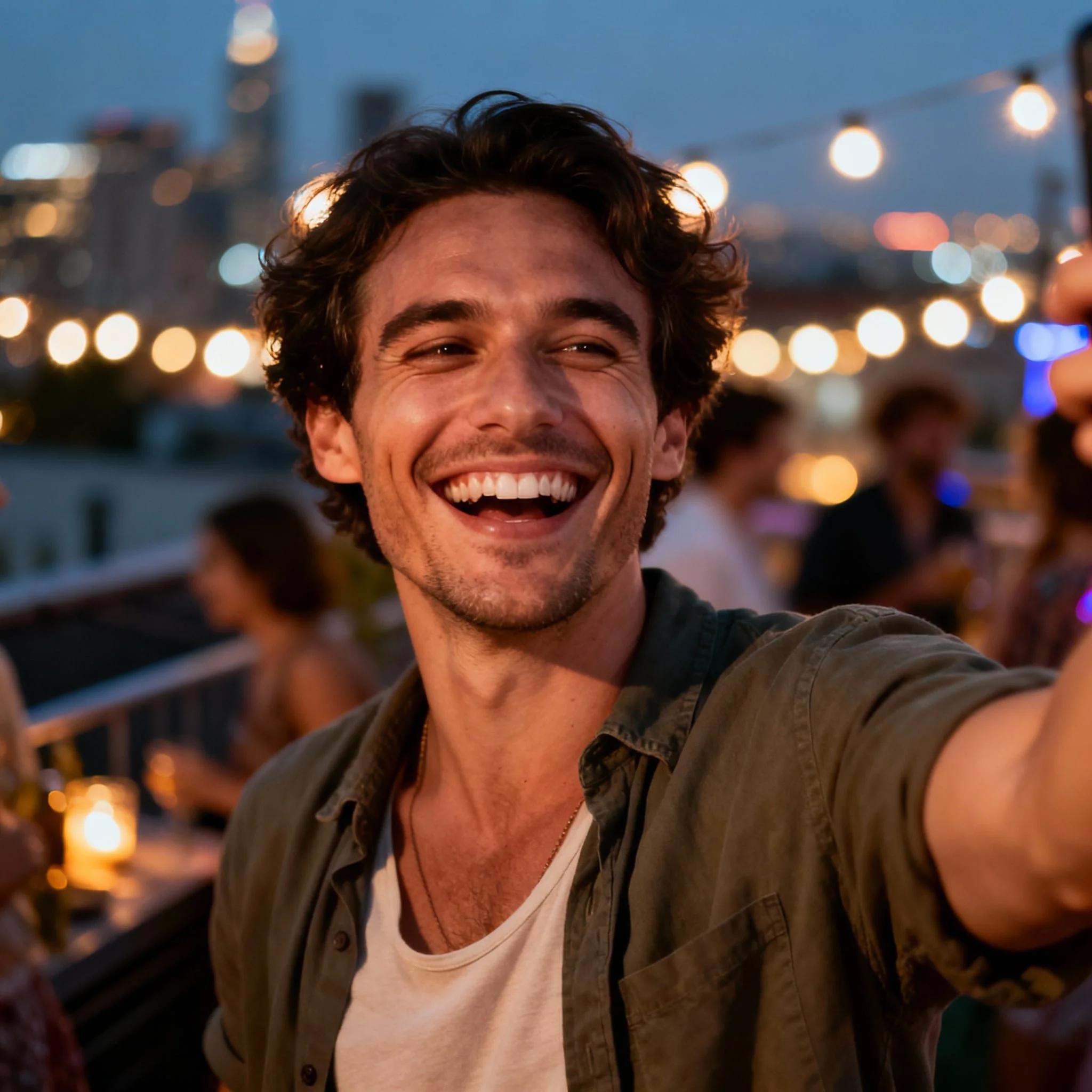 Portrait de Thomas, patient présentant une amélioration des pores dilatés et de la zone T après microneedling au cabinet Dr Samson