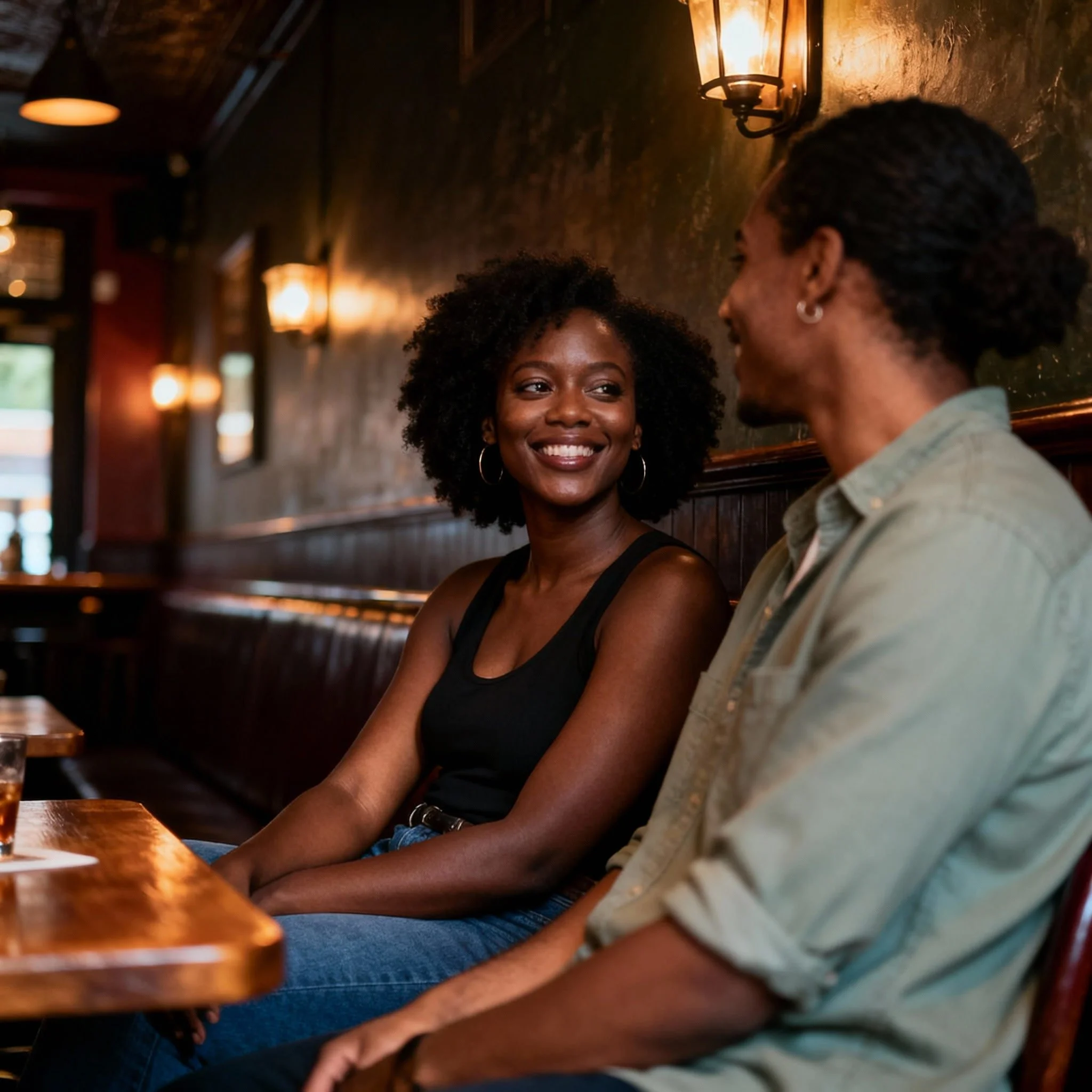 Patiente posant naturellement, illustrant un témoignage sur un traitement d’épilation laser sécurisé et efficace pour tous les phototypes