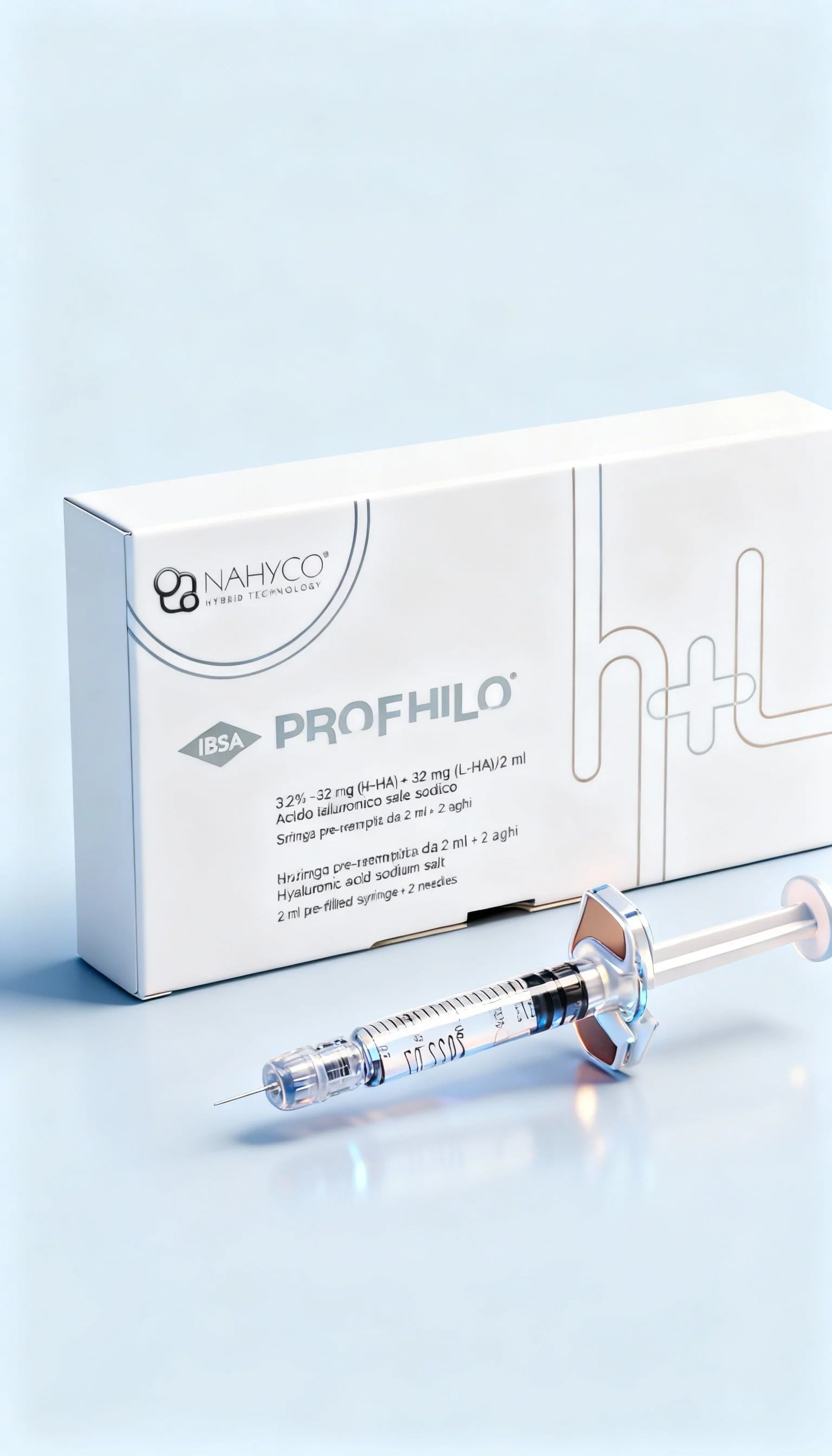 Seringue Profhilo et boîte officielle – acide hyaluronique hautement purifié pour hydratation profonde