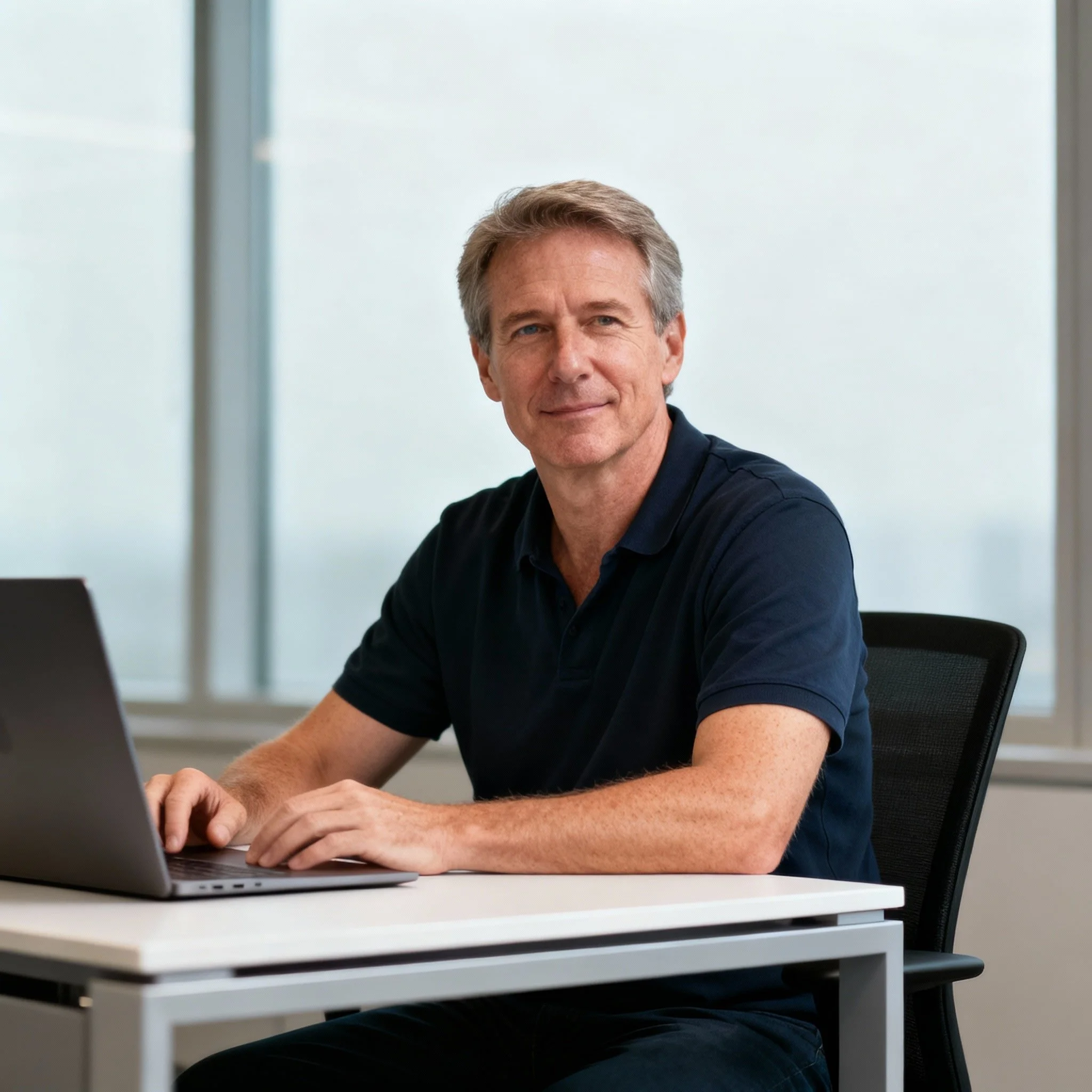 Image d’une patiente satisfaite après un soin de médecine esthétique.