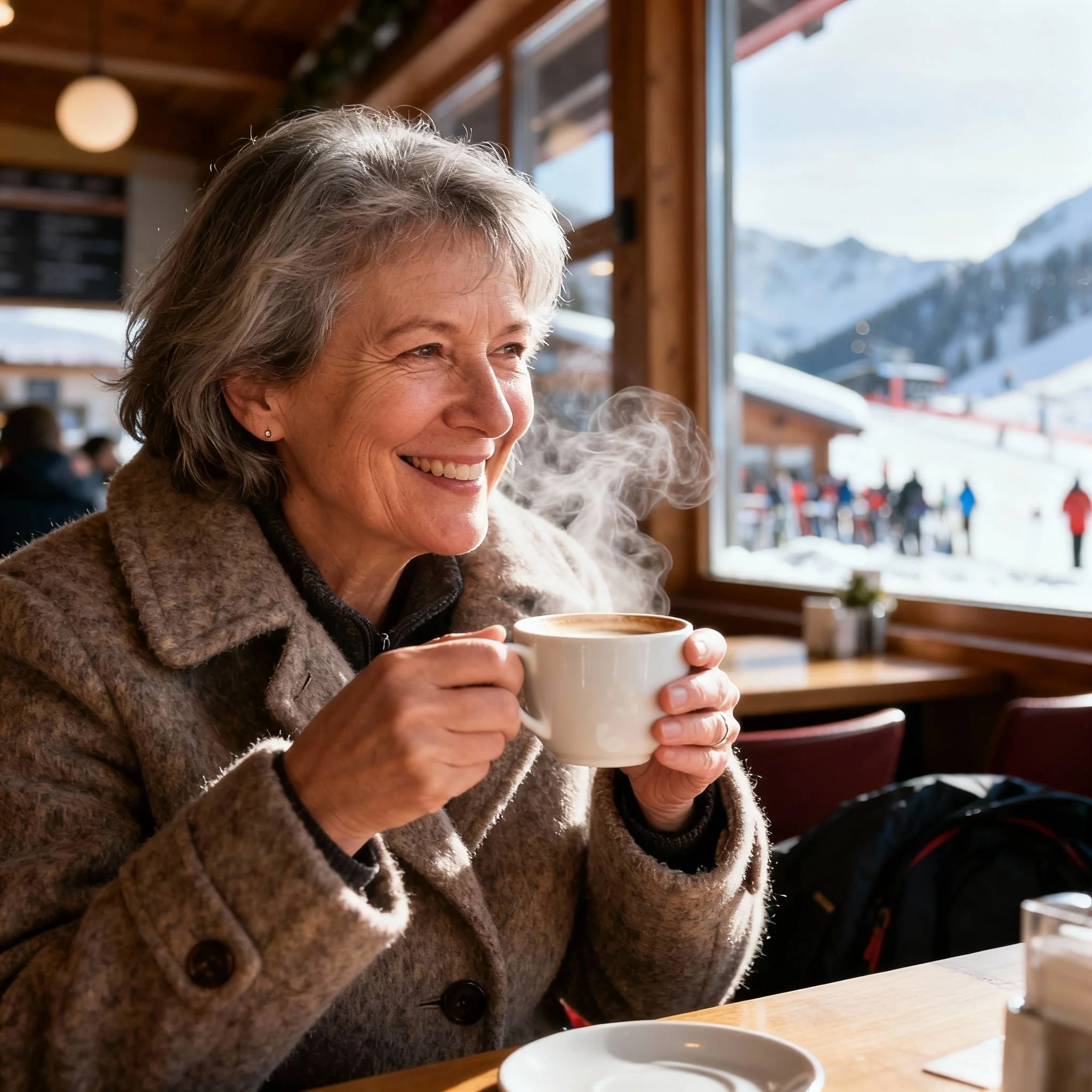 Portrait naturel d’une patiente en intérieur, illustrant son avis positif sur un soin intime réalisé à Évian.
