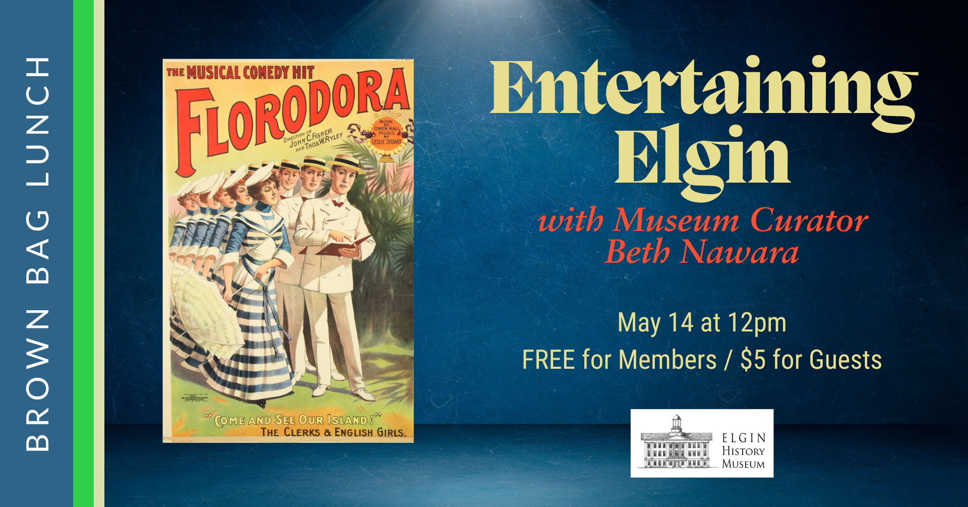 Brown Bag Lunch: Entertaining Elgin with Beth Nawara