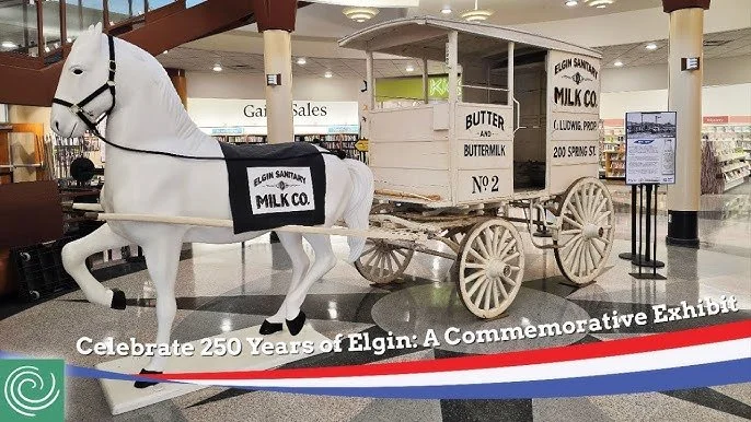 Milk Wagons Exhibit at Gail Borden