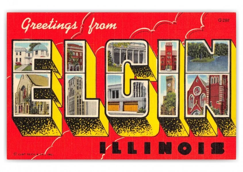 Elgin Illinois Post Card