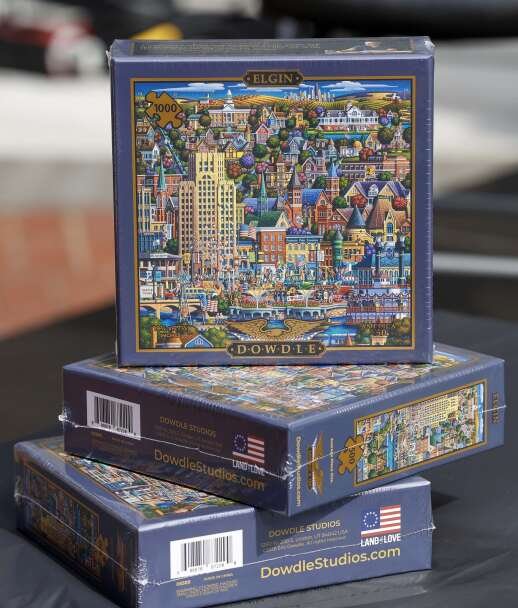 Official Elgin Collector 1000 Piece Puzzle by Eric Dowdle