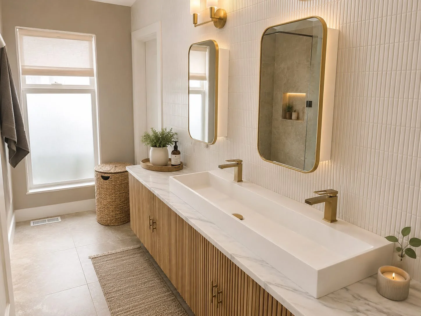 Modern Bathroom Vanity Remodel