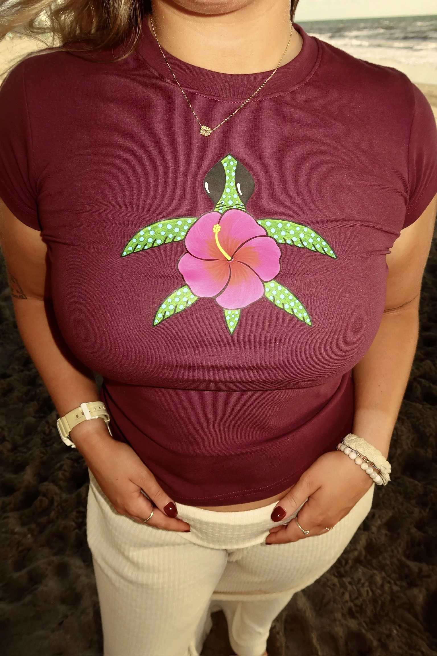 Island Breeze Women's Slim Fit T-Shirt (RUNS BIG)