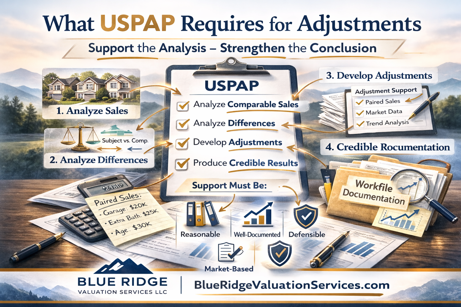 What USPAP Requires for Adjustments