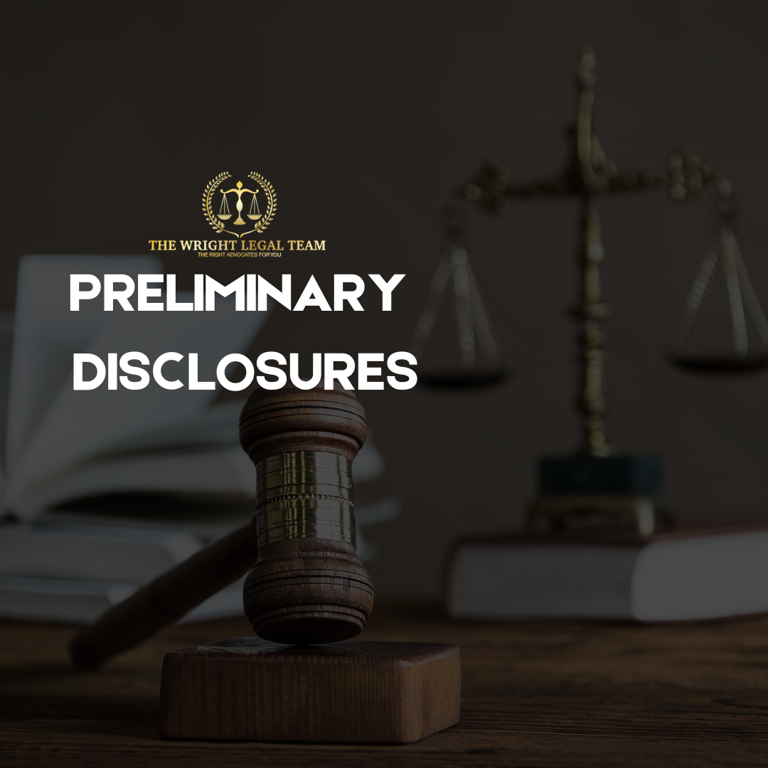 Preliminary Disclosures