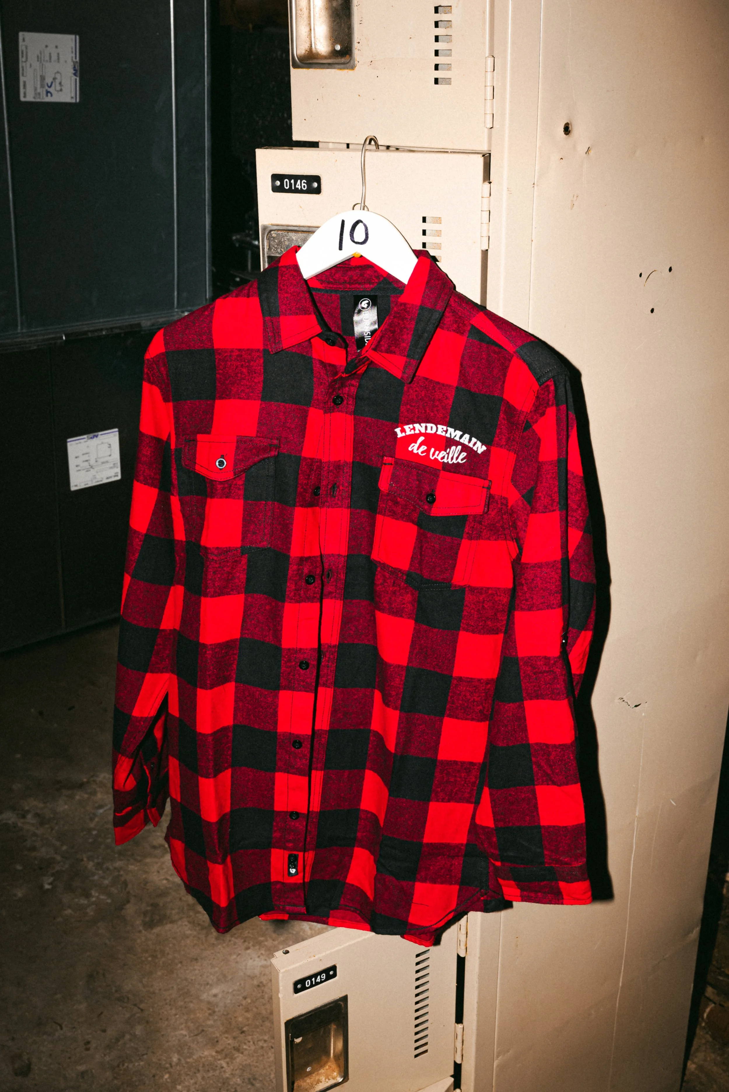 Chemise à carreaux | Unisexe | Rouge