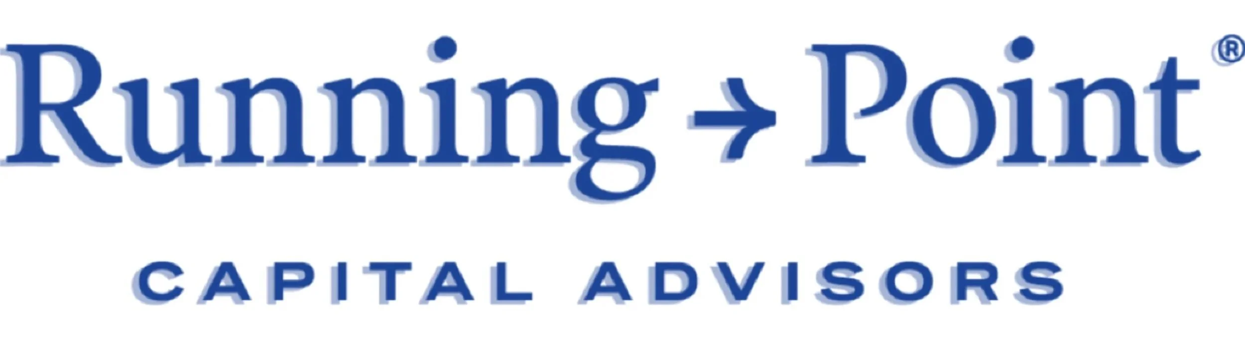 Logo for Running Point Capital Advisors in blue text on a white background.