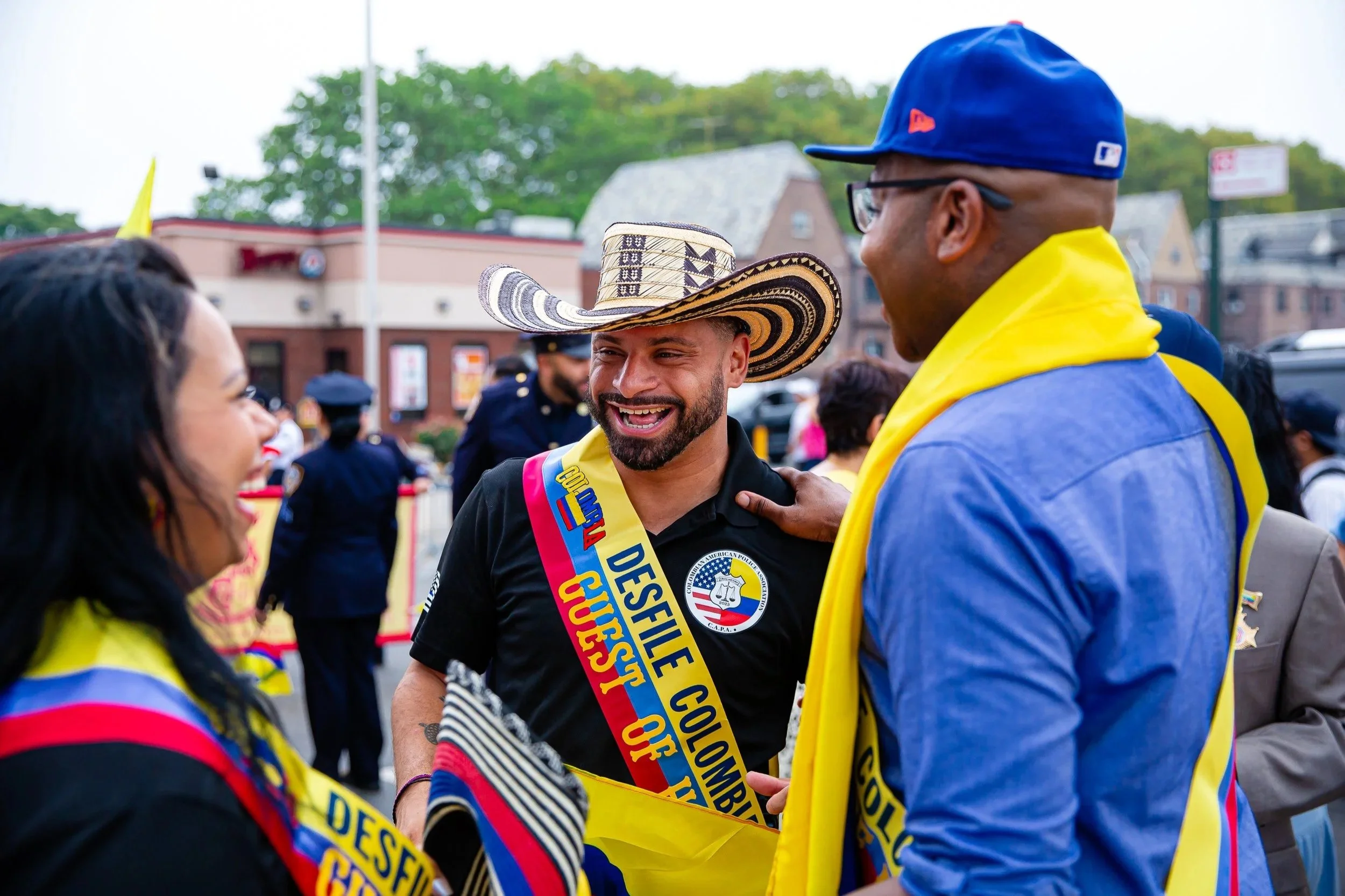 NYPD Colombian Parade & Queens Borough President, Mr. Richards