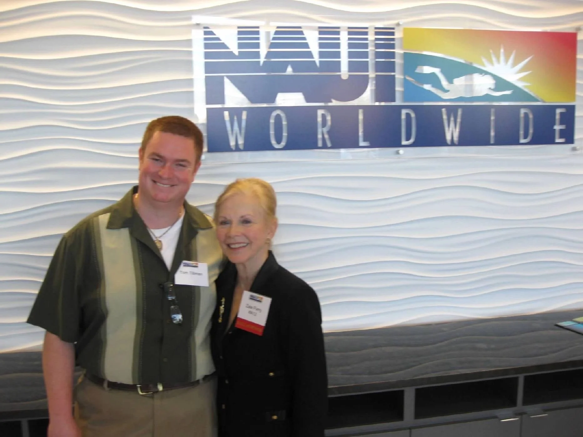 Thomas Tillman and Zale Parry at NAUI 