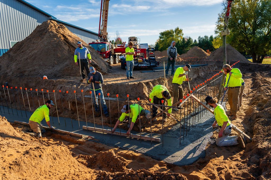Footings for Poured Walls - Onalaska WI