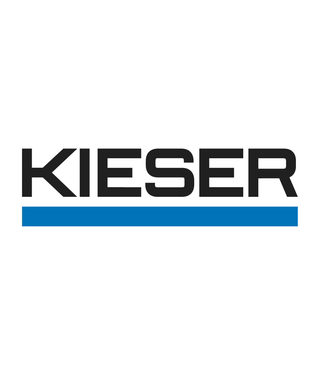 Logo mit der Aufschrift "Was kostet der KIESER-Termin?", schwarzer und blauer Text auf weißem Hintergrund