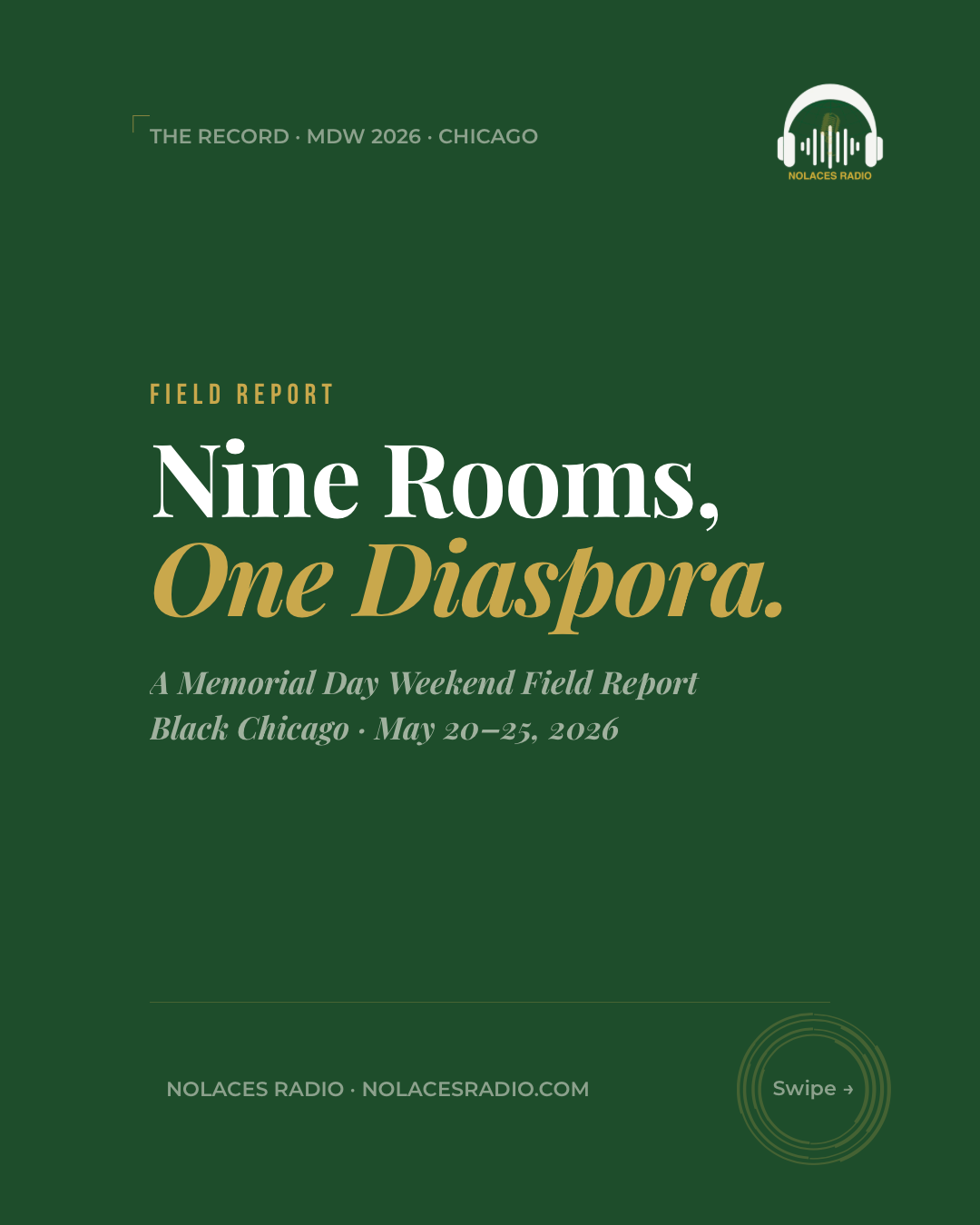 Nine Rooms, One Diaspora.