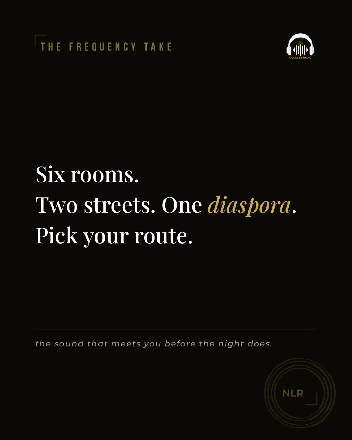 Six rooms. Two streets. One diaspora. Pick your route.

Tonight &mdash; Skillibeng + Moliy at Outset (7PM) &rarr; House Music Is Home at Soundbar (10PM, Miguel Migs, Chosen Few, Mike Dunn) &rarr; Afro Fusion at Le Nocturne (11PM) &rarr; Whine Down at