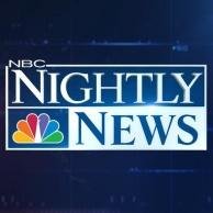 NBC Nightly News logo featuring the NBC peacock and the text 'Nightly News'.